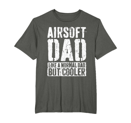 Airsoft Dad Fathers Day Airsoft Dad T-Shirt - Custom Art Print Men Women - T-Shirt, Sweatshirt, Hoodie