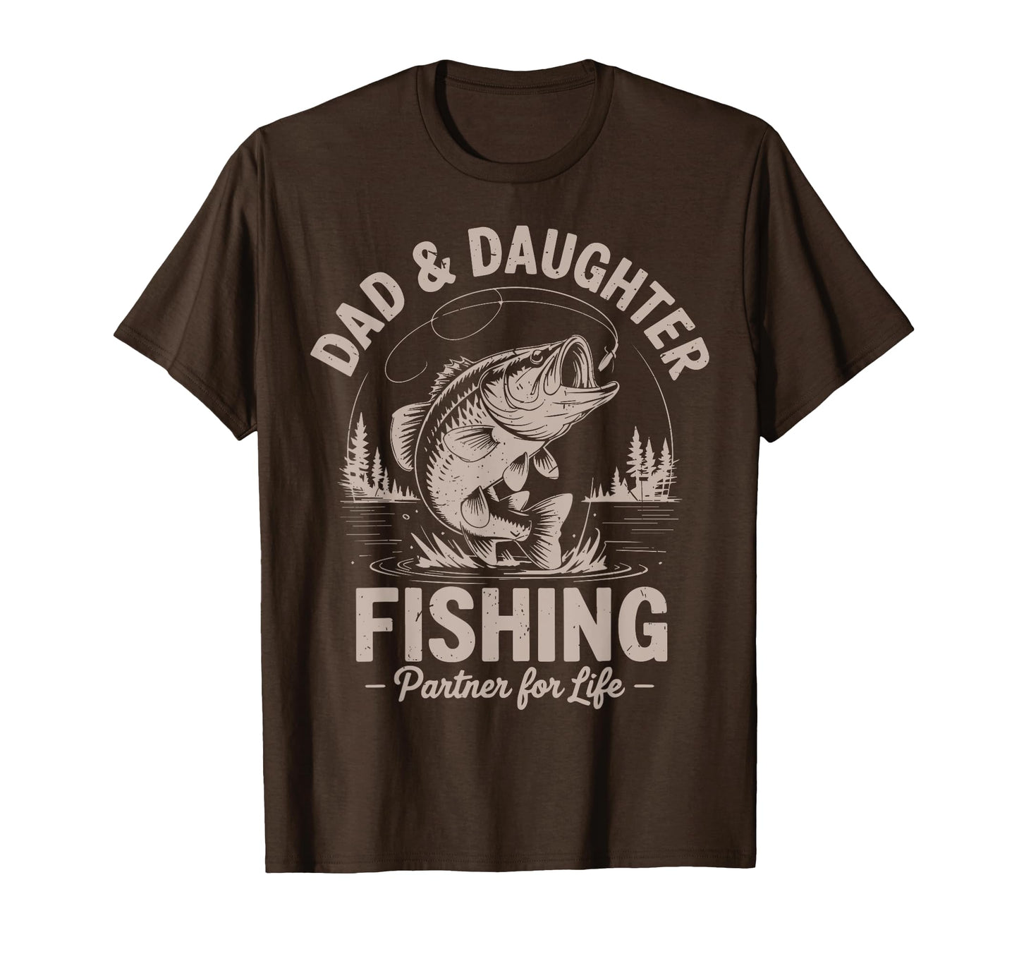Funny Dad Daughter Matching Fishing T-Shirt - Graphic Print for Adults - T-Shirt, Sweatshirt, Hoodie