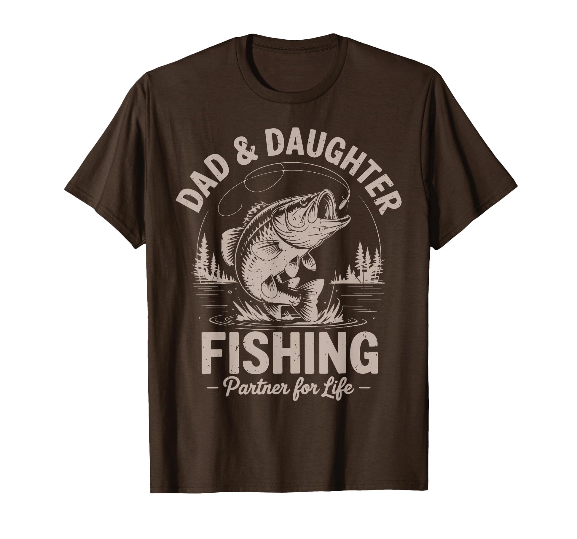 Funny Dad Daughter Matching Fishing T-Shirt - Graphic Print for Adults - T-Shirt, Sweatshirt, Hoodie