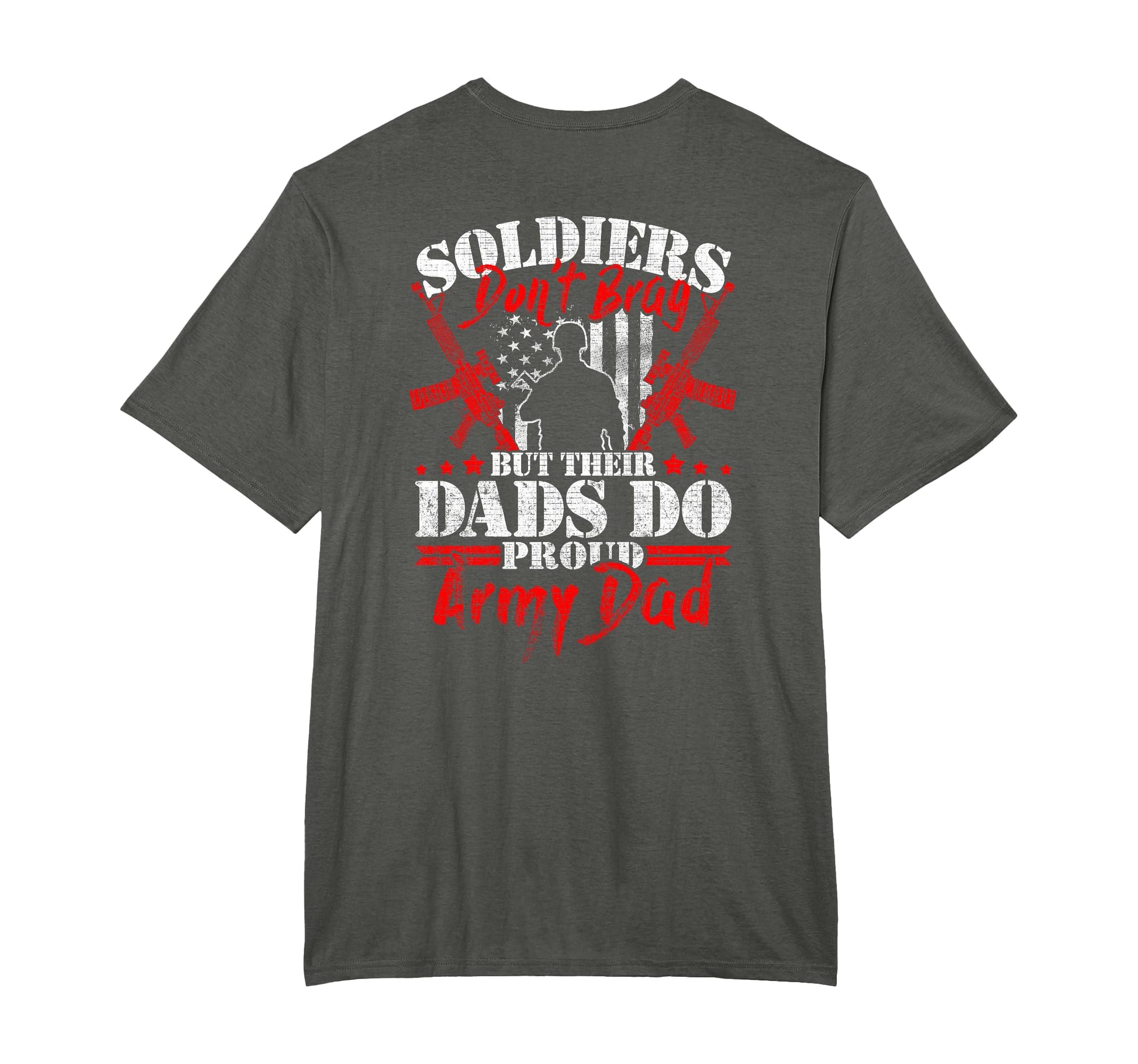 Mens Soldiers Dont Brag Dads Do T-Shirt - Aesthetic Graphic Men Women - T-Shirt, Sweatshirt, Hoodie