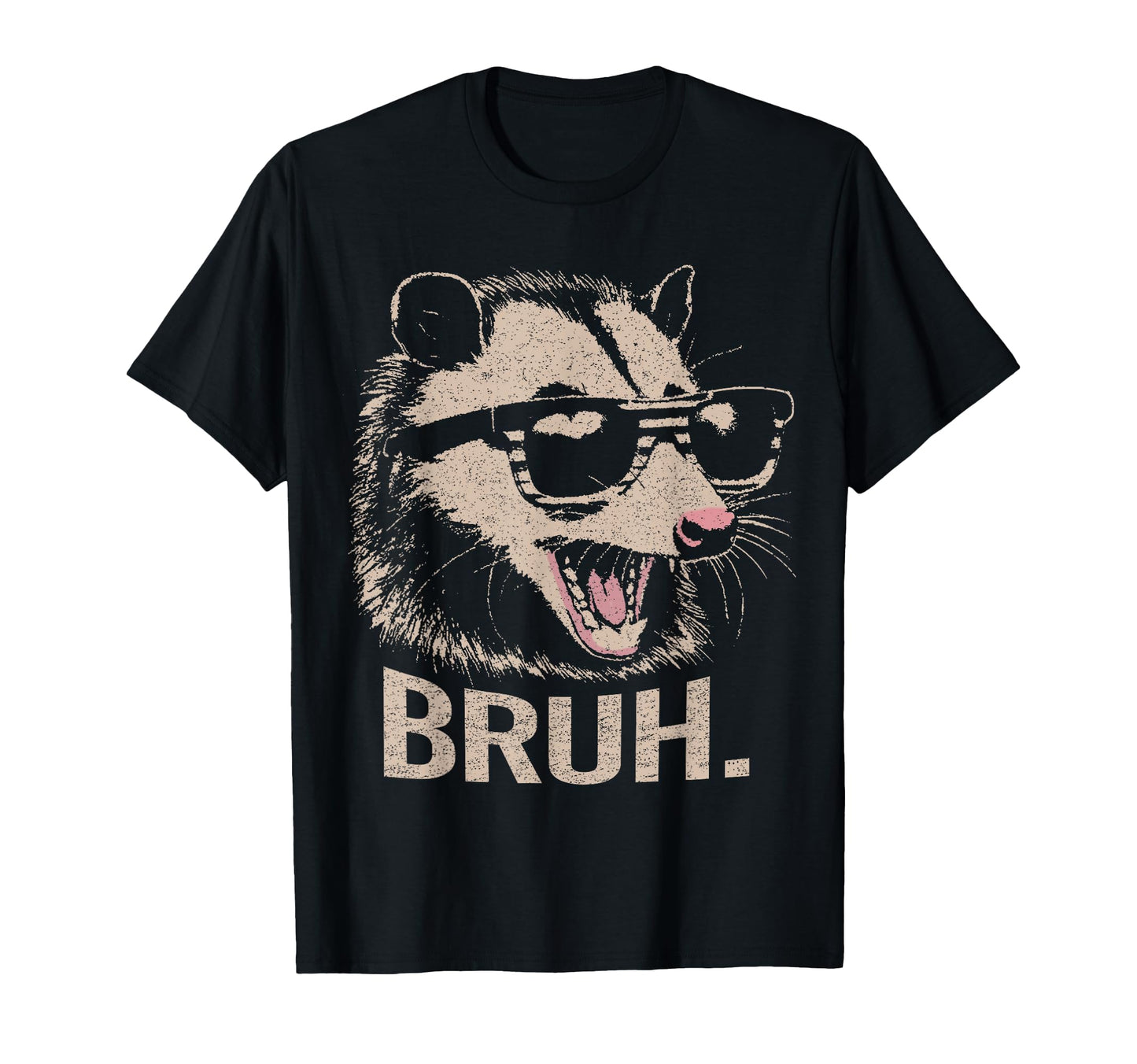 Bruh Opossum Funny Sunglasses Possum Lover T-Shirt - Graphic Print Unisex - T-Shirt, Sweatshirt, Hoodie