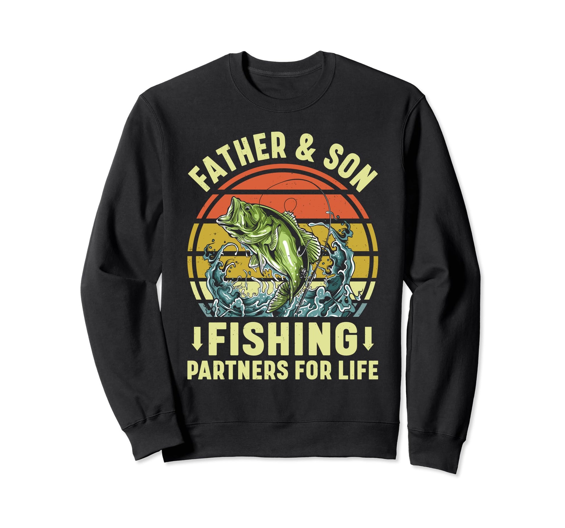 Dad Funny Matching Fishing Father And Sweatshirt - Novelty Apparel Unisex - T-Shirt, Sweatshirt, Hoodie