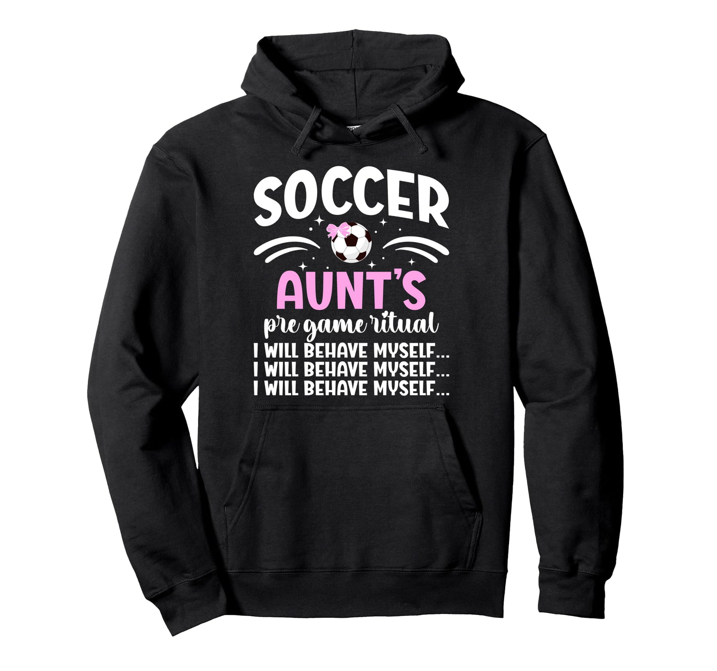 Soccer Aunt Funny Aunt Soccer Player Auntie Hoodie - Unique Graphic Unisex - T-Shirt, Sweatshirt, Hoodie