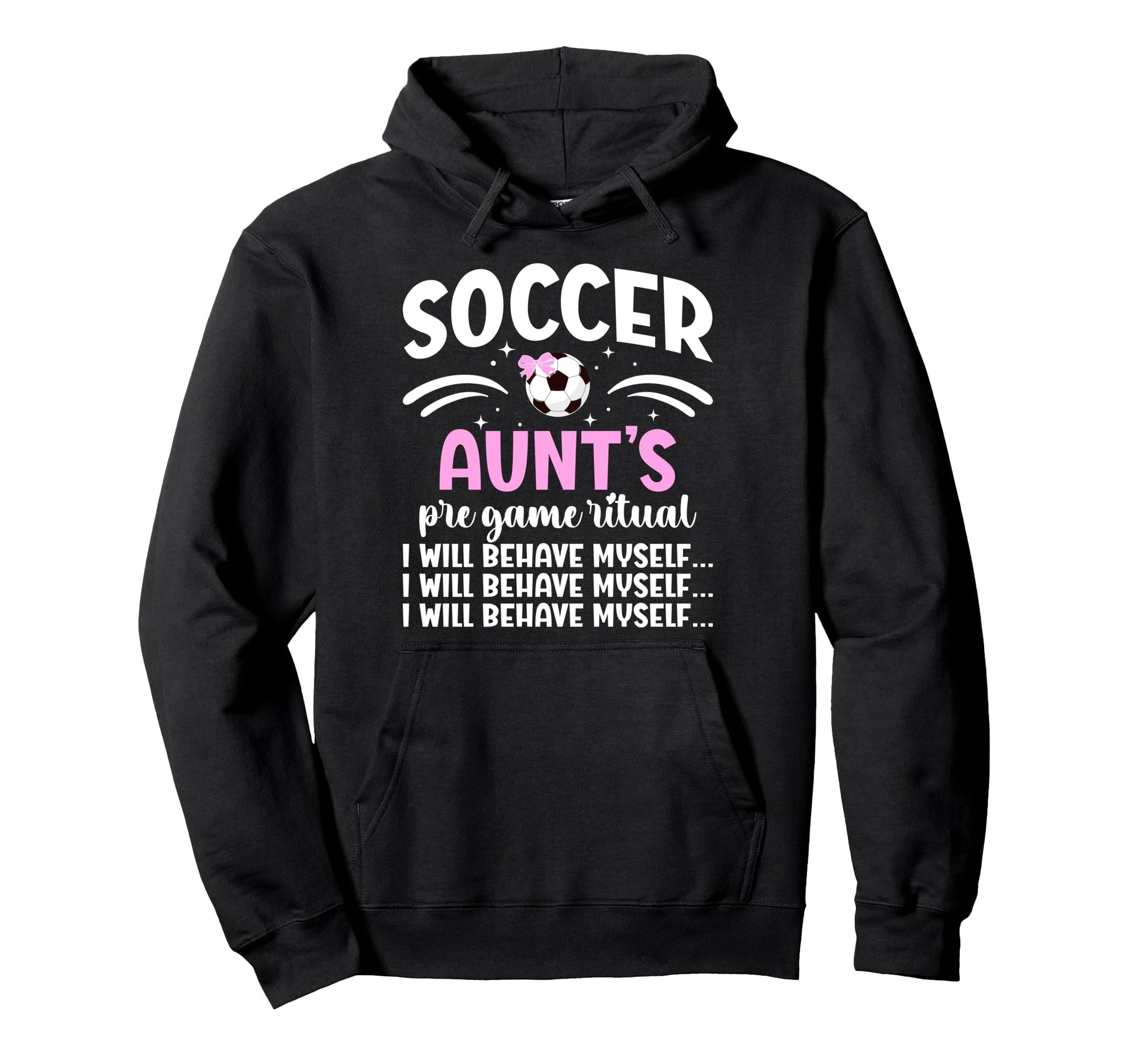 Soccer Aunt Funny Aunt Soccer Player Auntie Hoodie - Unique Graphic Unisex - T-Shirt, Sweatshirt, Hoodie