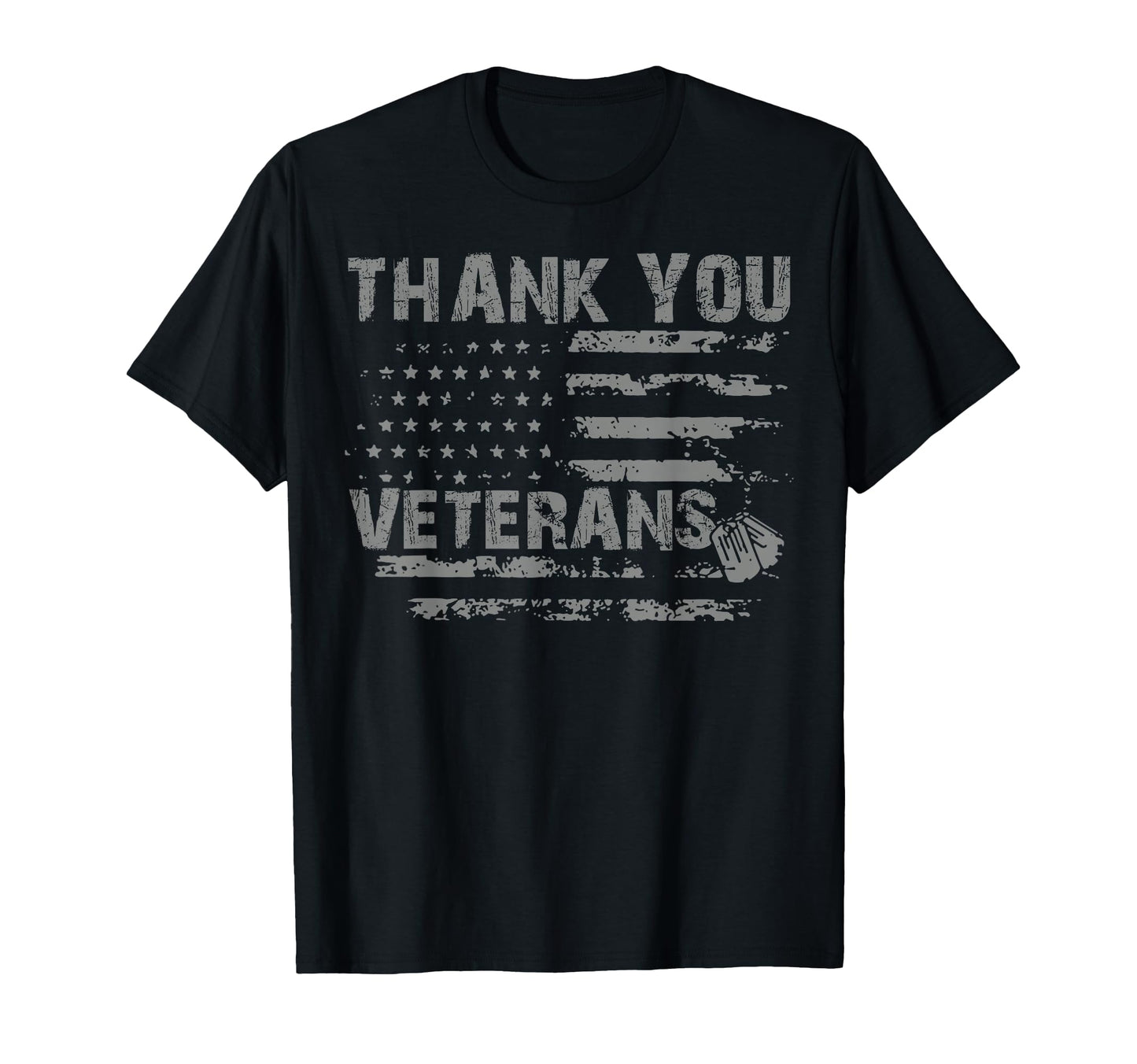Thank You Veterans Patriotic Military T-Shirt - Custom Art Print Men Women - T-Shirt, Sweatshirt, Hoodie