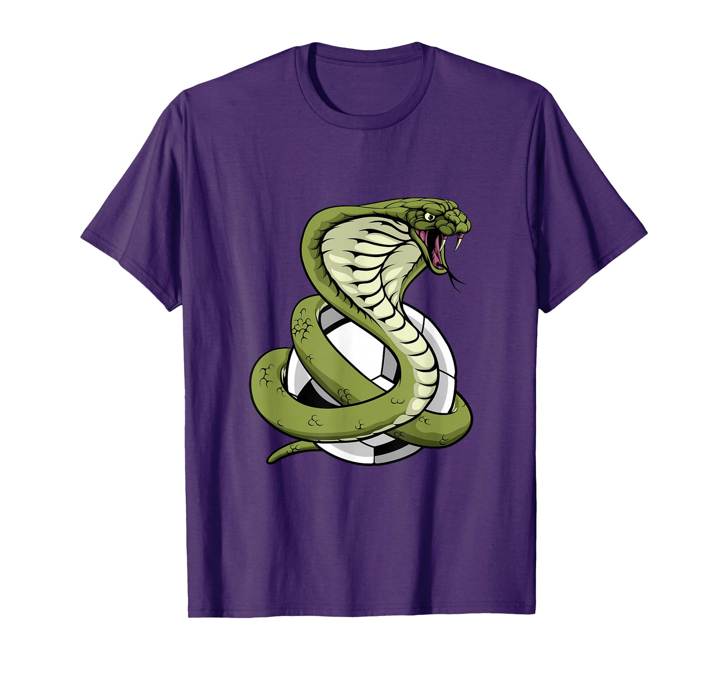 Cobra Snake Soccer Football Animal T-Shirt - Casual Everyday Wear Unisex - T-Shirt, Sweatshirt, Hoodie