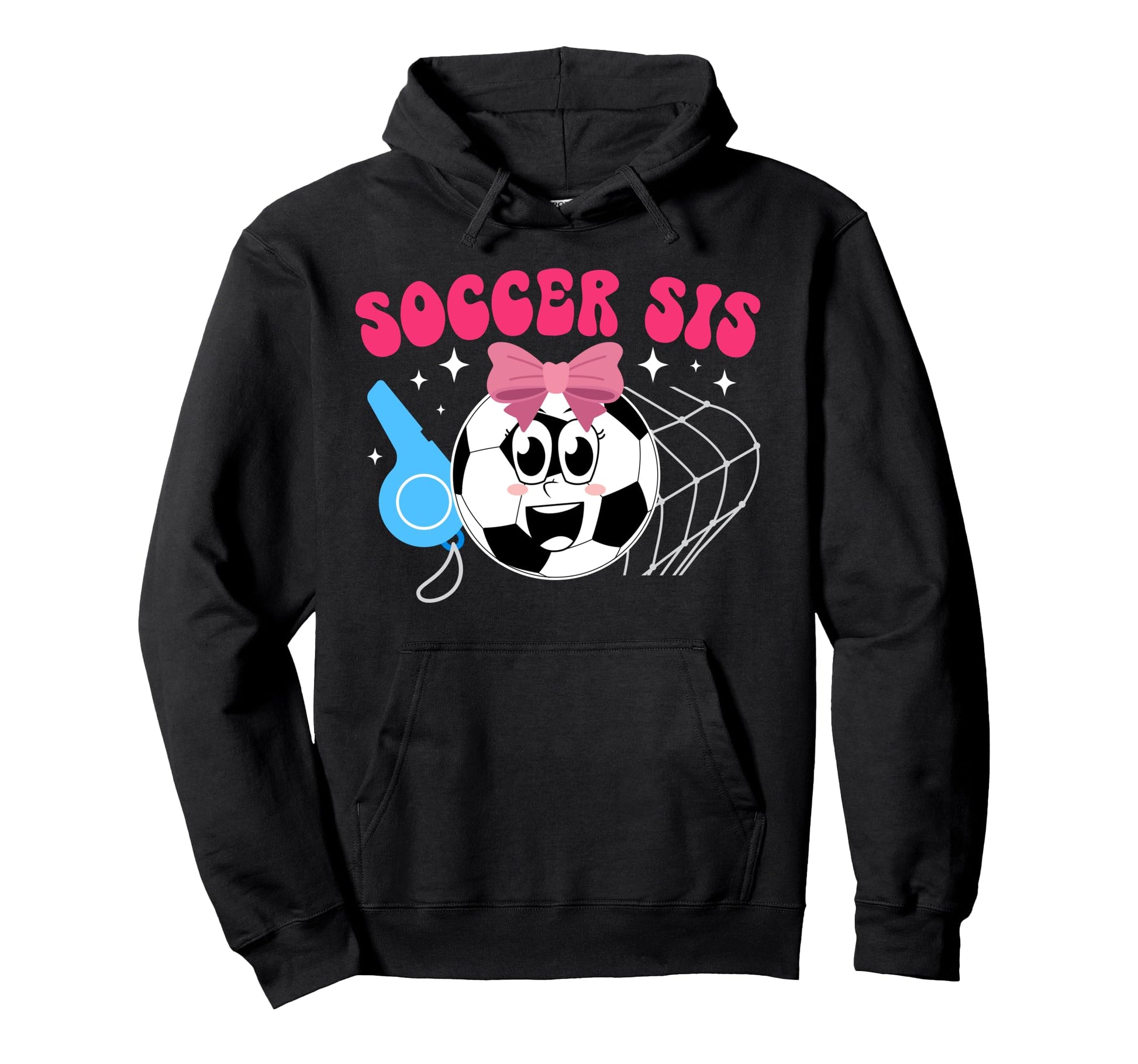 Soccer Sis Groovy Soccer Sister Soccer Hoodie - Streetwear Style Unisex - T-Shirt, Sweatshirt, Hoodie
