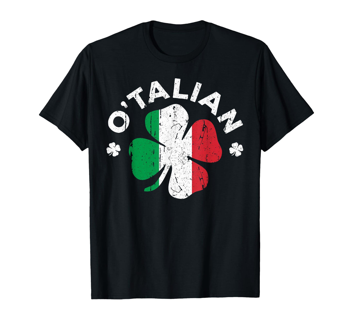Otalian Italian Flag St Patricks Day T-Shirt - Custom Art Print Men Women - T-Shirt, Sweatshirt, Hoodie