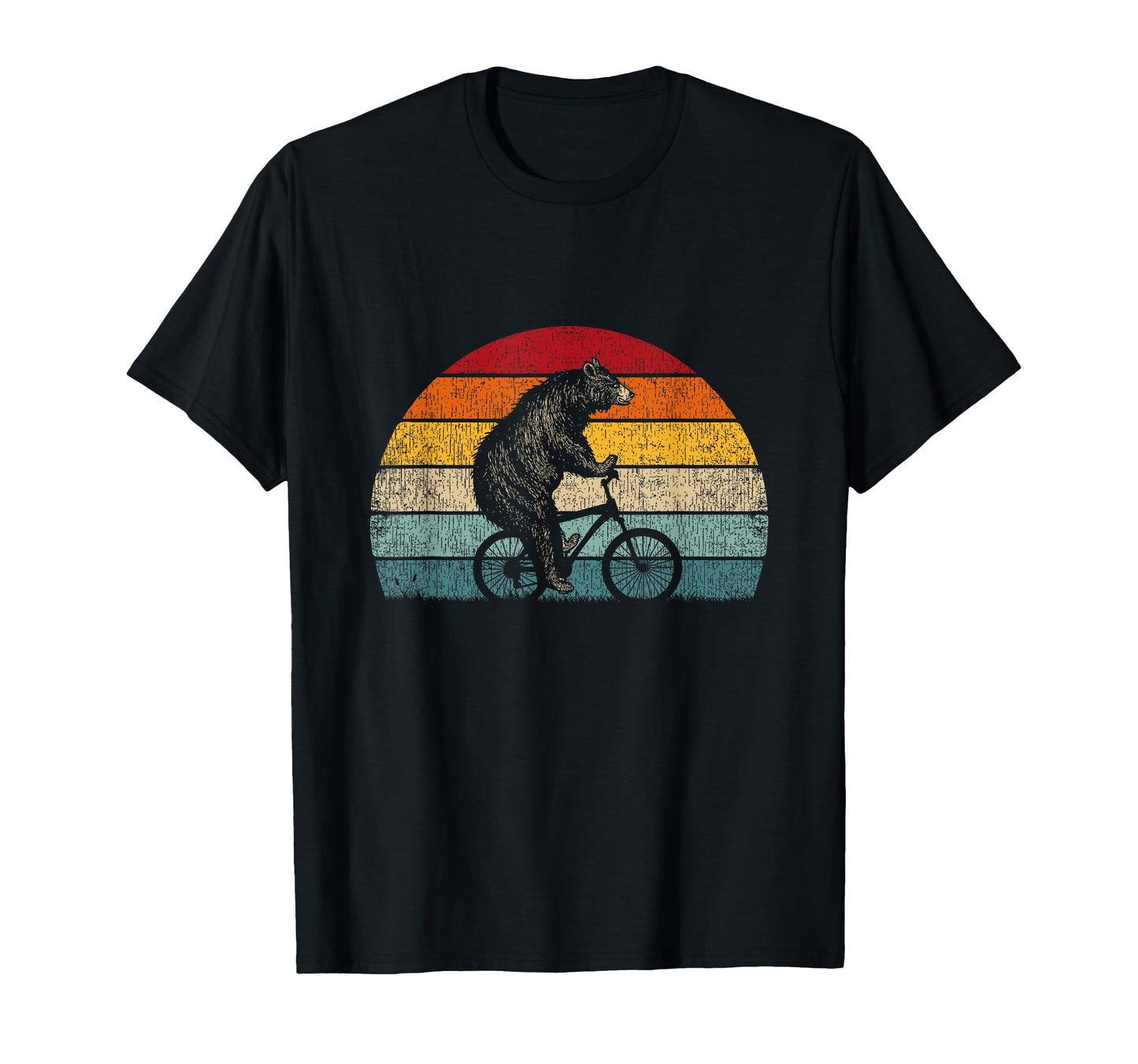 Funny Bear Cycling Bike Bicycle T-Shirt - Casual Everyday Wear Men Women - T-Shirt, Sweatshirt, Hoodie