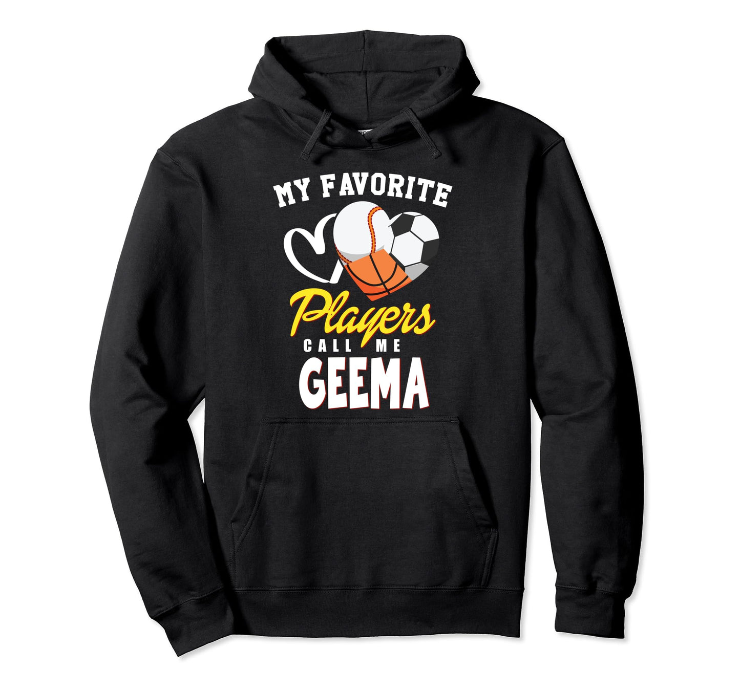 My Favorite Players Baseball Soccer Hoodie - Unique Graphic Men Women - T-Shirt, Sweatshirt, Hoodie