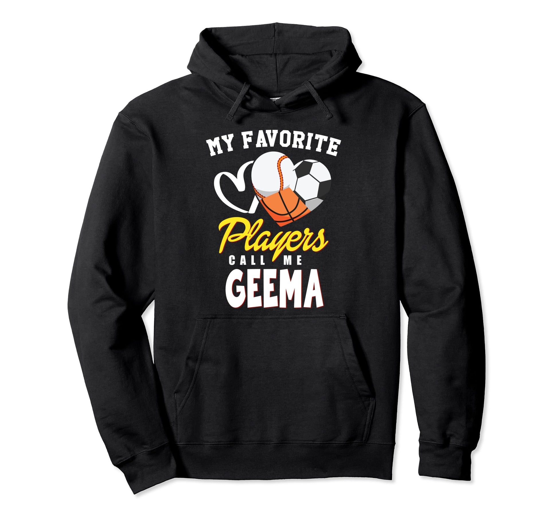 My Favorite Players Baseball Soccer Hoodie - Unique Graphic Men Women - T-Shirt, Sweatshirt, Hoodie