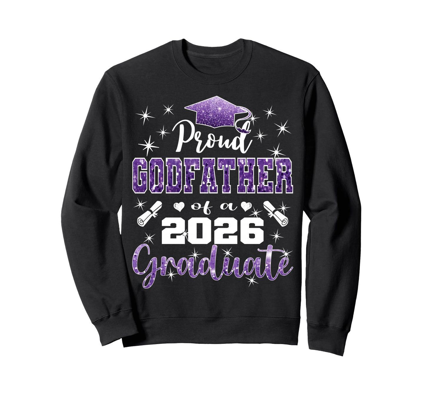 Super Proud Godfather 2026 Sweatshirt - Streetwear Style Men Women - T-Shirt, Sweatshirt, Hoodie