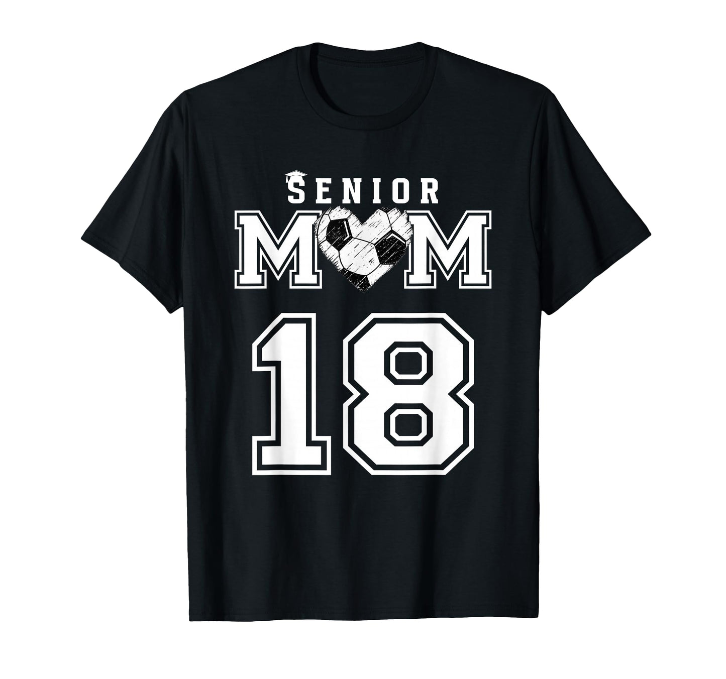 Proud Senior Soccer Mom Custom Jersey T-Shirt - Fun Novelty Design Unisex - T-Shirt, Sweatshirt, Hoodie