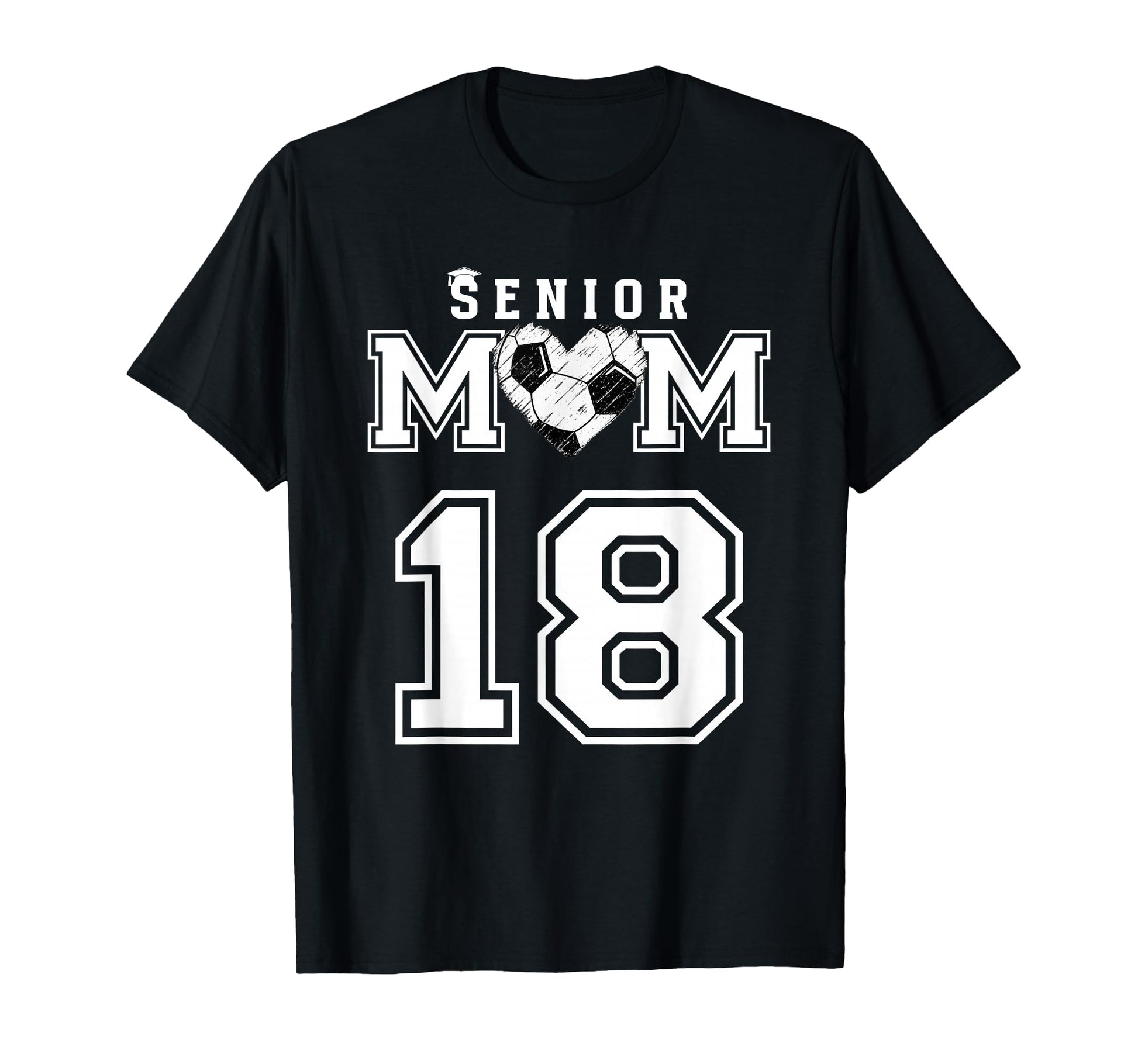 Proud Senior Soccer Mom Custom Jersey T-Shirt - Fun Novelty Design Unisex - T-Shirt, Sweatshirt, Hoodie