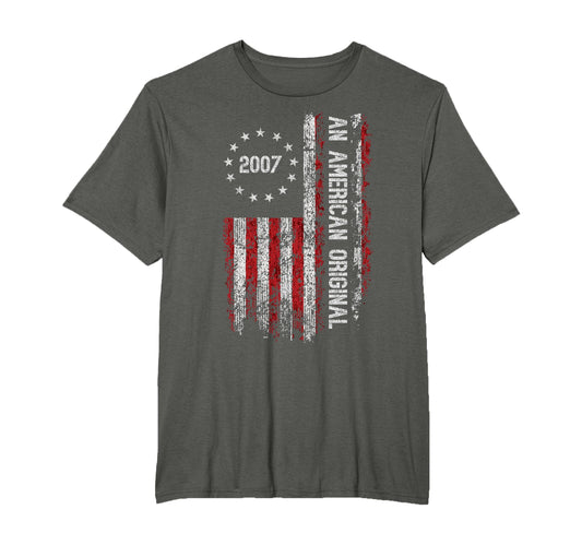 American Original 2007 Birthday T-Shirt - Unique Graphic Men Women - T-Shirt, Sweatshirt, Hoodie