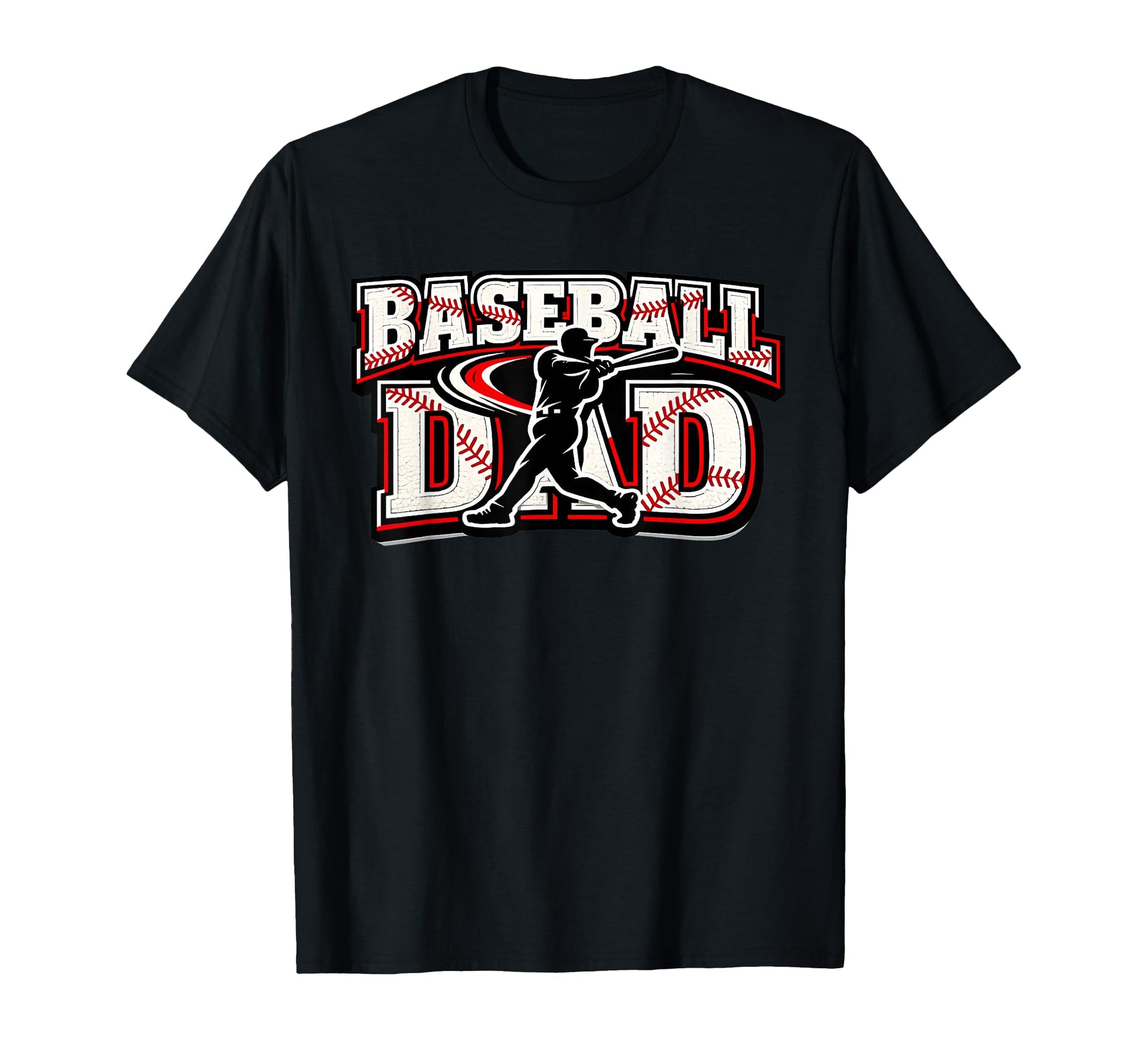 Baseball Dad Game Day Varsity T-Shirt - Graphic Print Men Women - T-Shirt, Sweatshirt, Hoodie