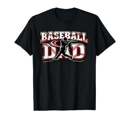 Baseball Dad Game Day Varsity T-Shirt - Graphic Print Men Women - T-Shirt, Sweatshirt, Hoodie