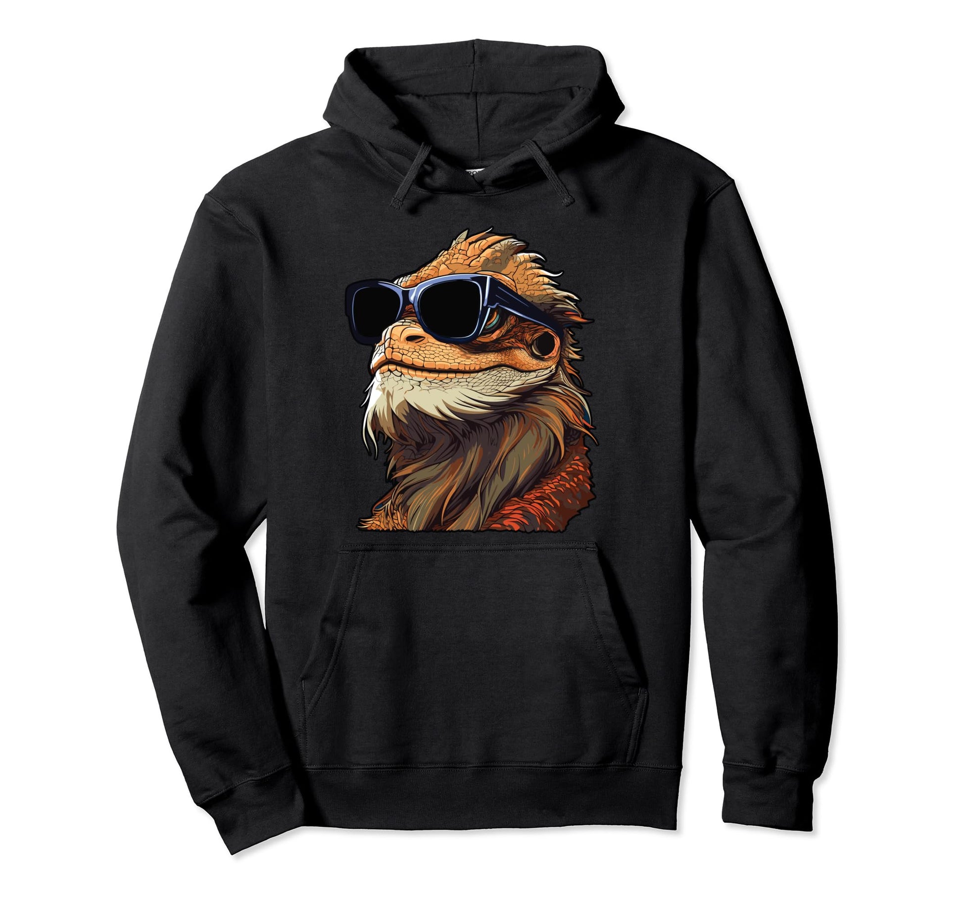 Dad Mom Sunglasses Funny Bearded Dragon Hoodie - Streetwear Style Unisex - T-Shirt, Sweatshirt, Hoodie
