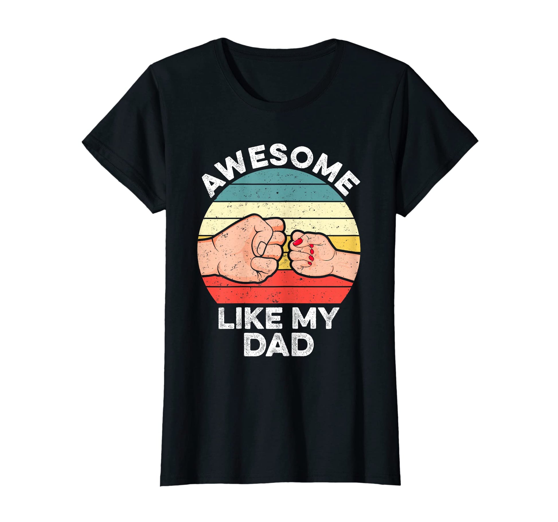 Awesome Like My Dad Father Daughter T-Shirt - Aesthetic Graphic Unisex - T-Shirt, Sweatshirt, Hoodie