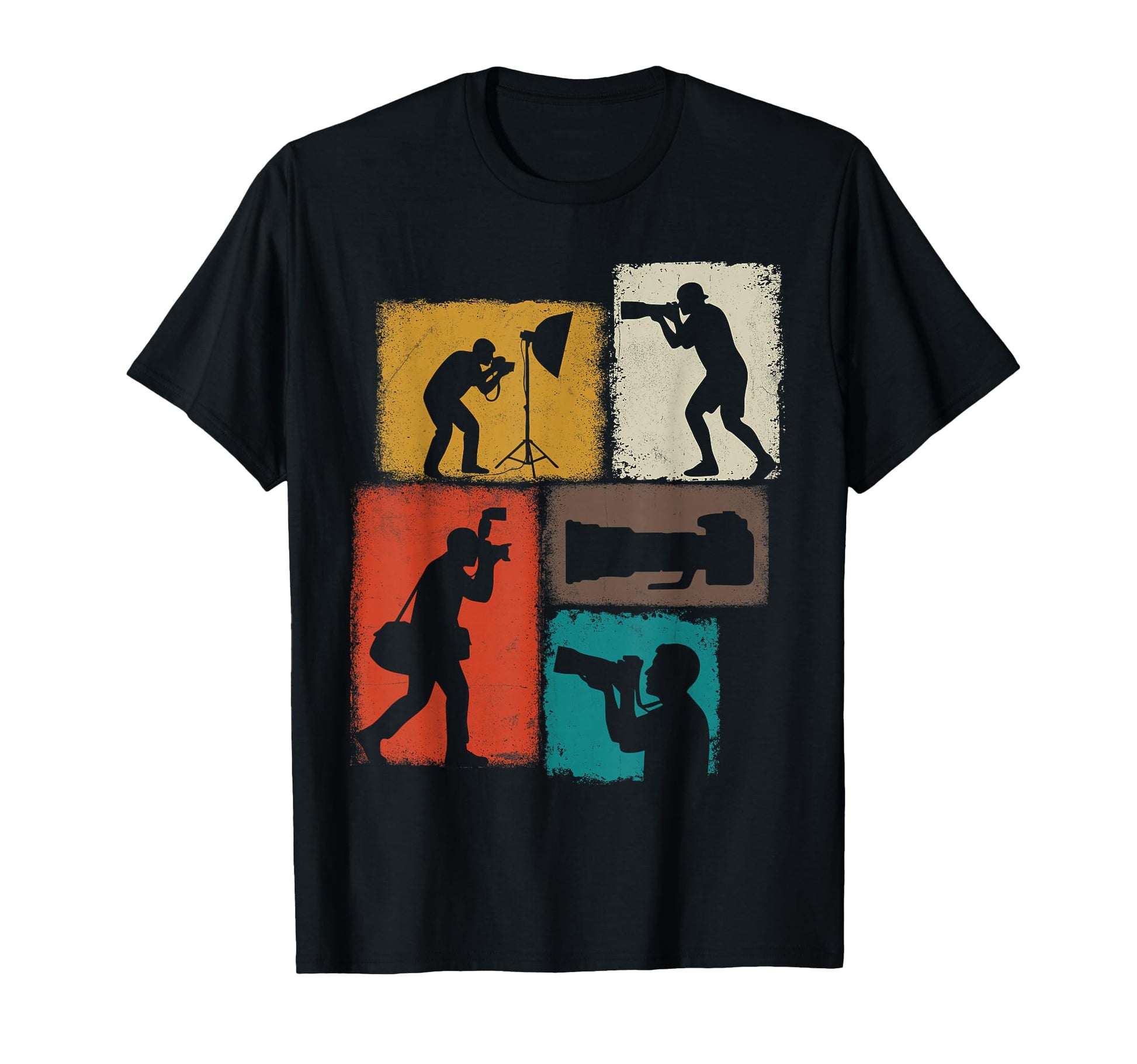 Photographer Collage Photography T-Shirt - Custom Art Print for Adults - T-Shirt, Sweatshirt, Hoodie