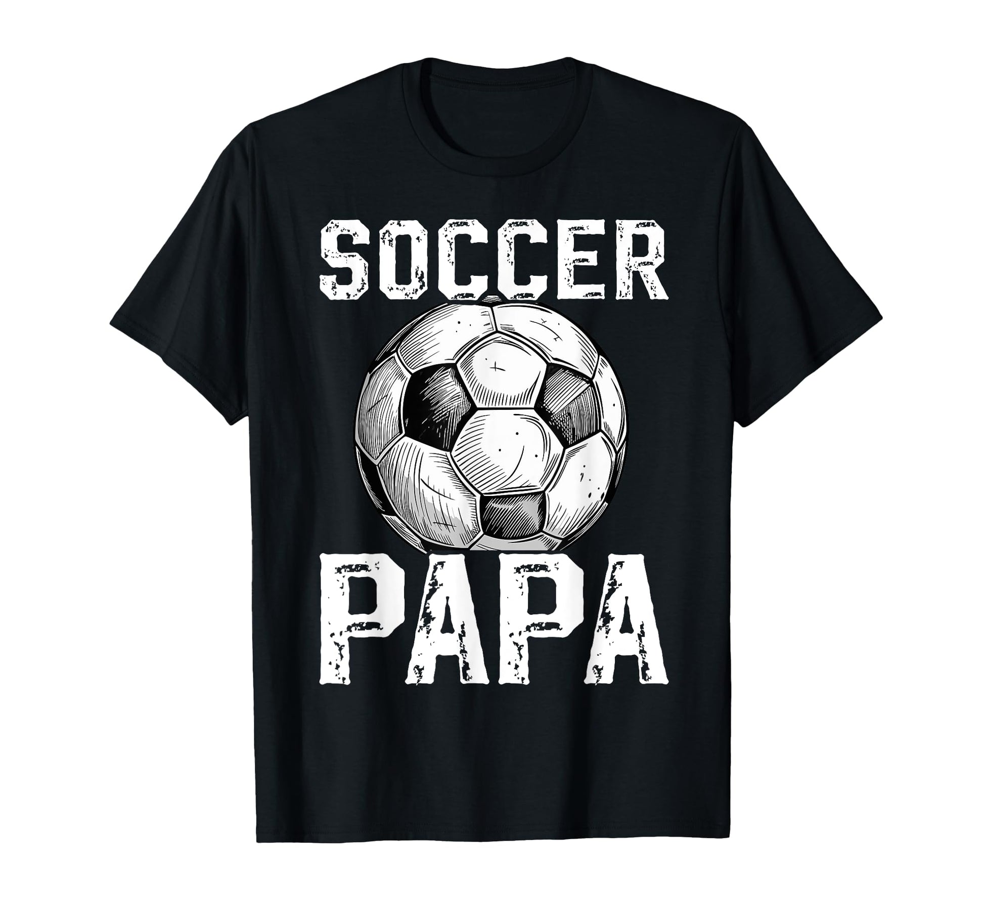 Soccer Papa Grandpa Papa Soccer T-Shirt - Fun Novelty Design for Adults - T-Shirt, Sweatshirt, Hoodie