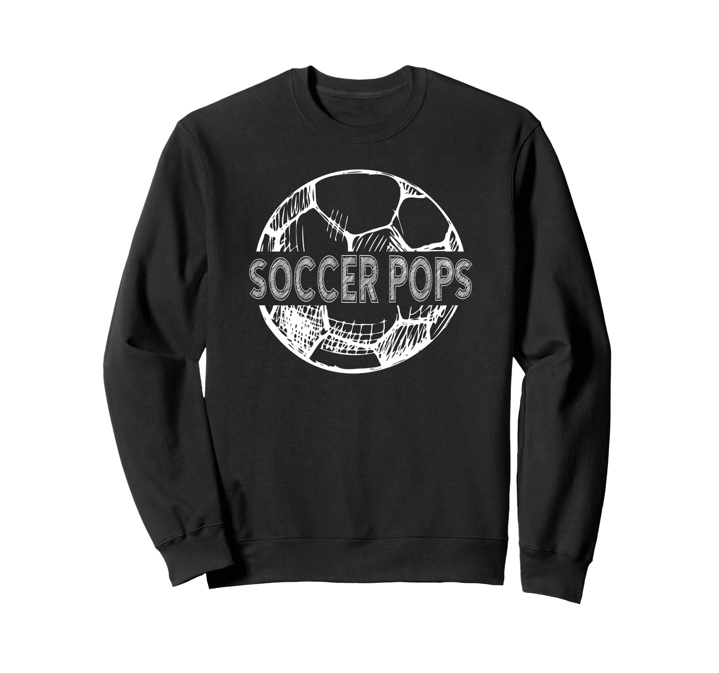 Soccer Pops Grandpa Pops Soccer Sweatshirt - Graphic Print for Adults - T-Shirt, Sweatshirt, Hoodie