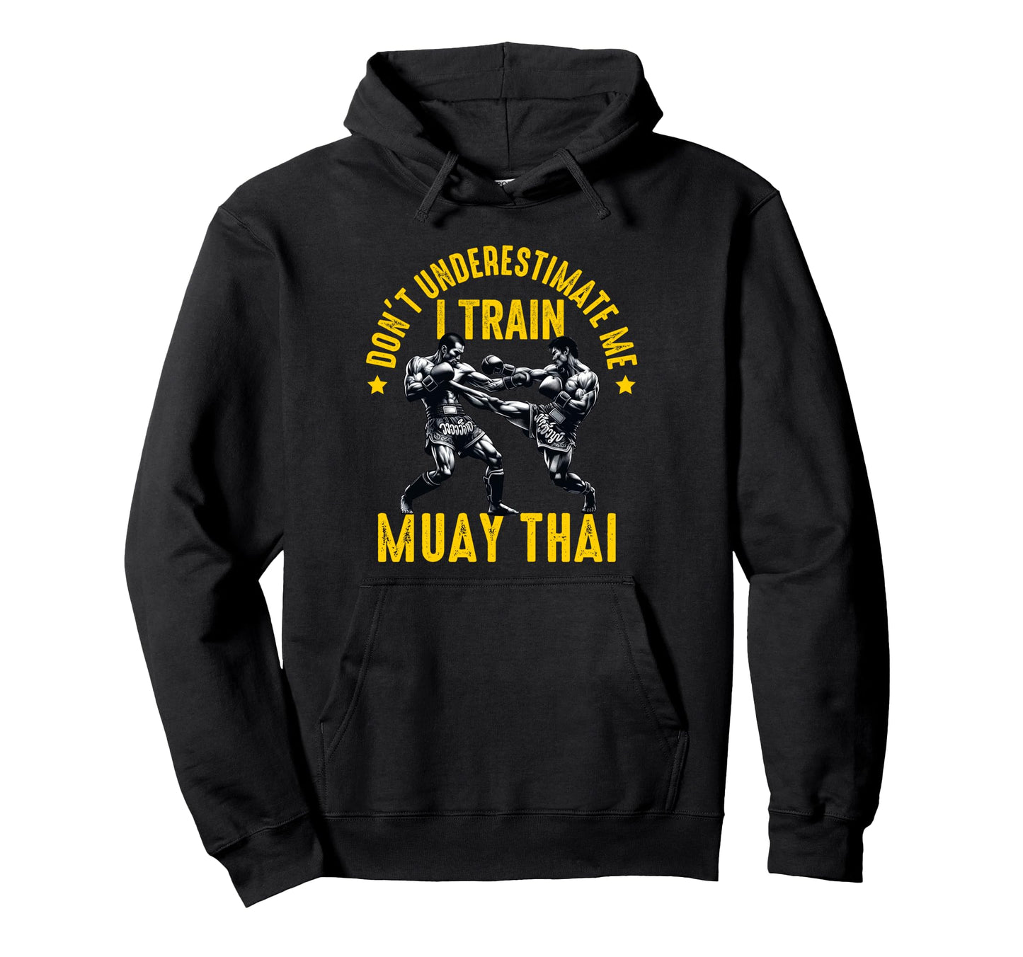 Muay Thai Fighter Dad Thai Kickboxing Hoodie - Custom Art Print Unisex - T-Shirt, Sweatshirt, Hoodie
