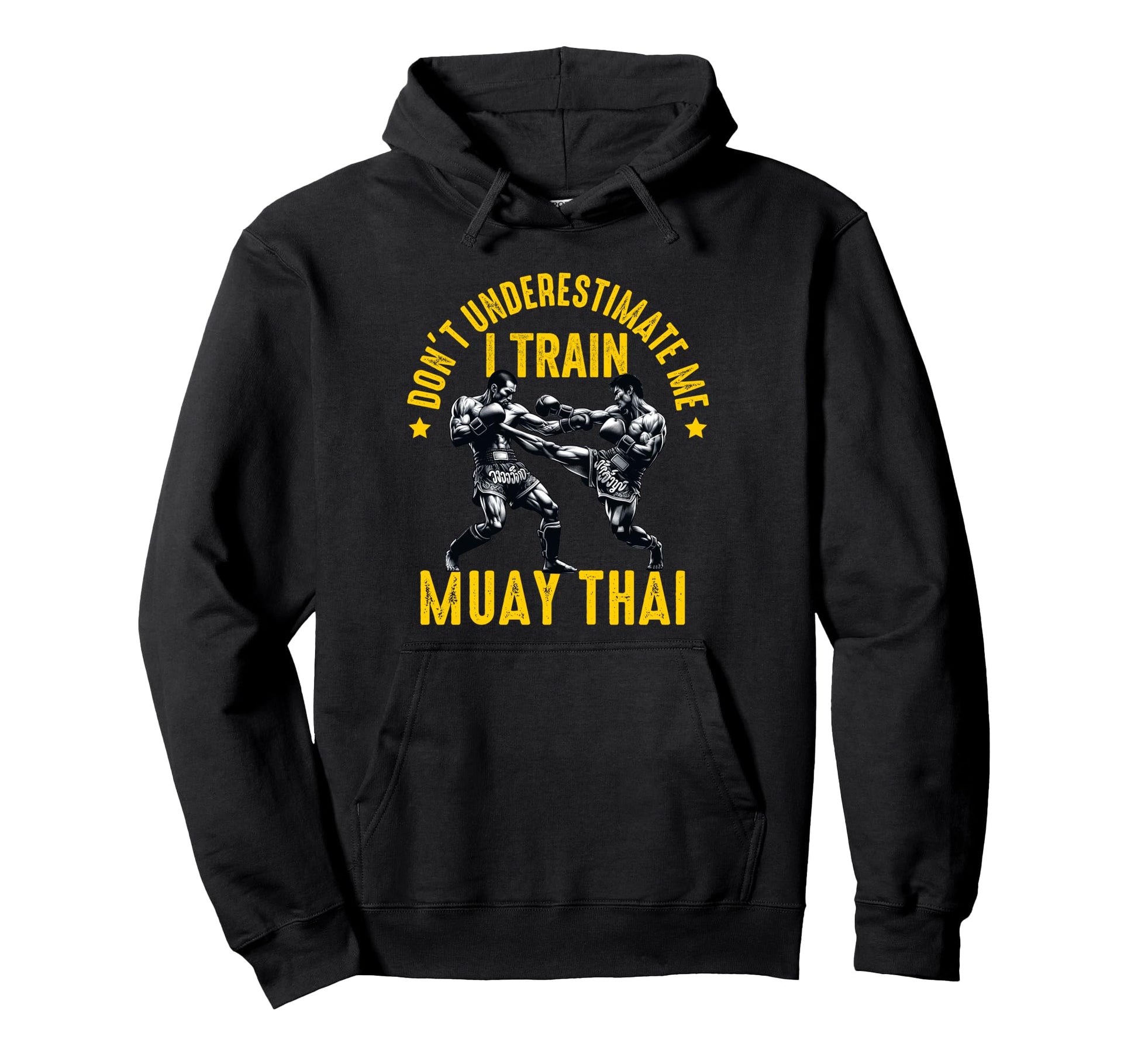 Muay Thai Fighter Dad Thai Kickboxing Hoodie - Custom Art Print Unisex - T-Shirt, Sweatshirt, Hoodie