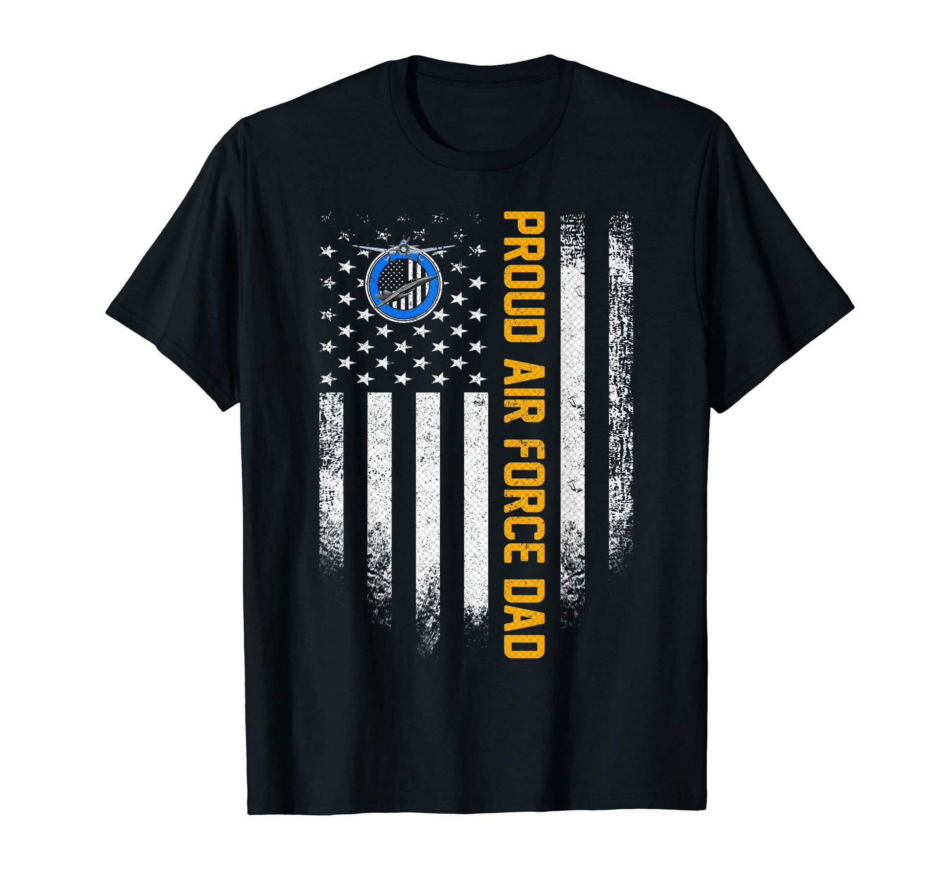Usa American Flag Proud Air Force T-Shirt - Fun Novelty Design Men Women - T-Shirt, Sweatshirt, Hoodie