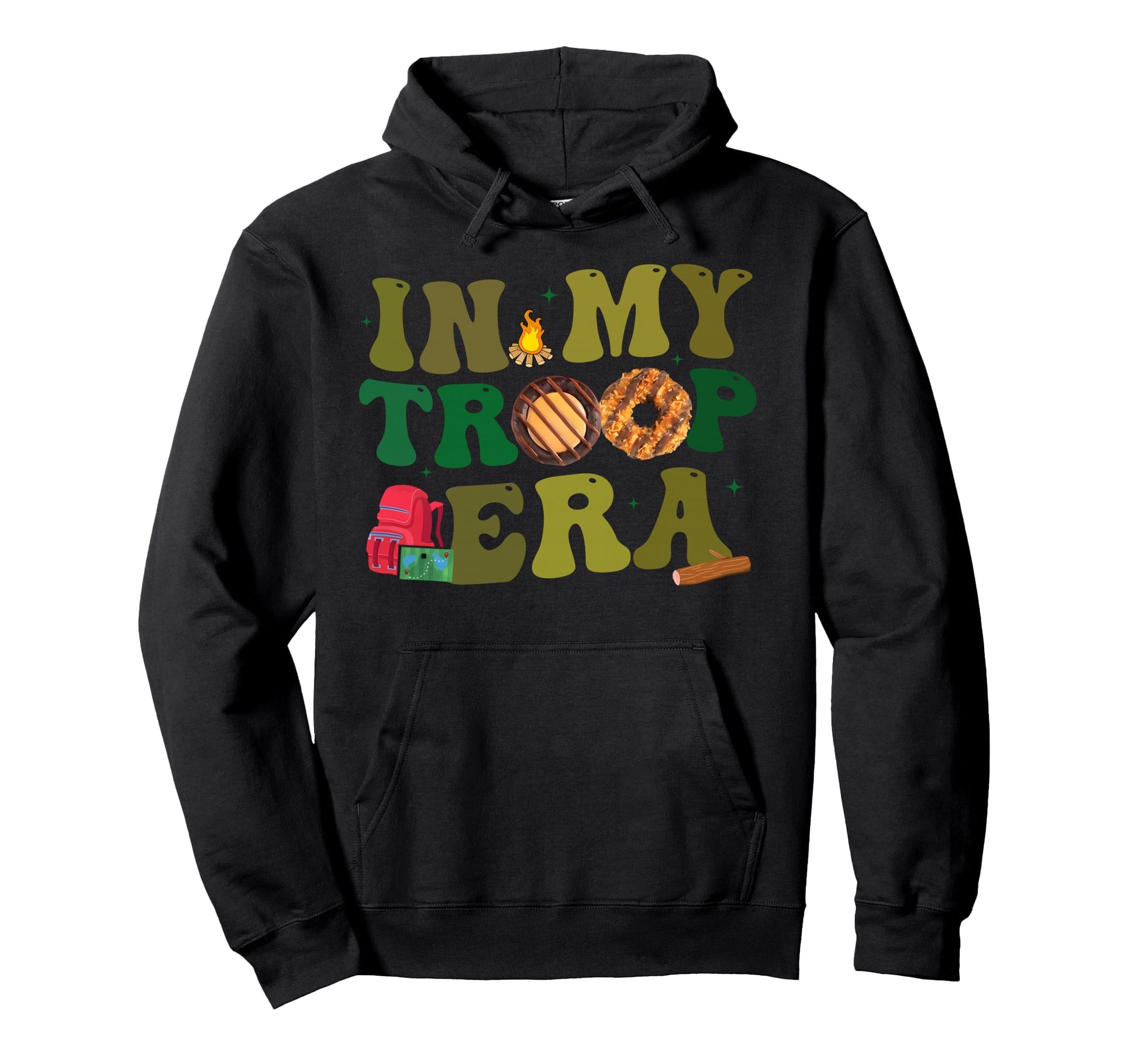 My Troop Era Cookie Dealer Troop Leader Hoodie - Novelty Apparel Men Women - T-Shirt, Sweatshirt, Hoodie