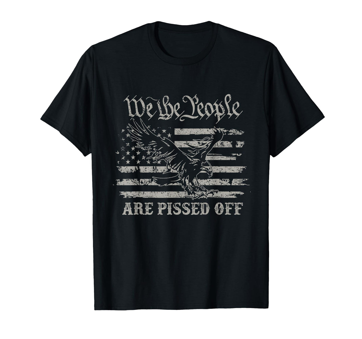 American Flag Bald Eagle We People Are T-Shirt - Streetwear Style Unisex - T-Shirt, Sweatshirt, Hoodie