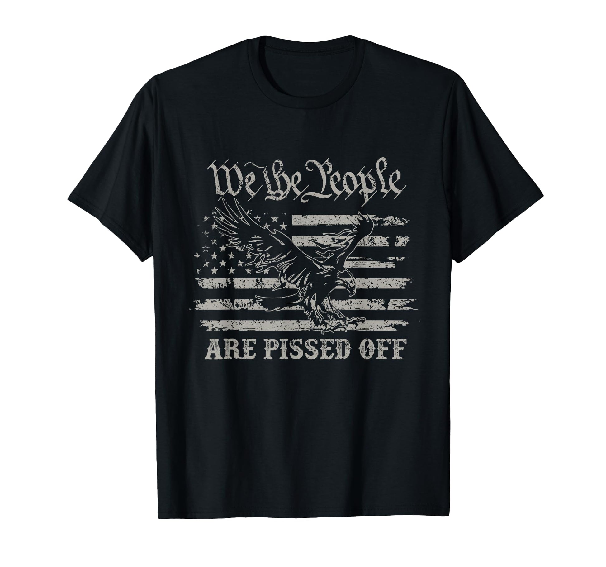 American Flag Bald Eagle We People Are T-Shirt - Streetwear Style Unisex - T-Shirt, Sweatshirt, Hoodie