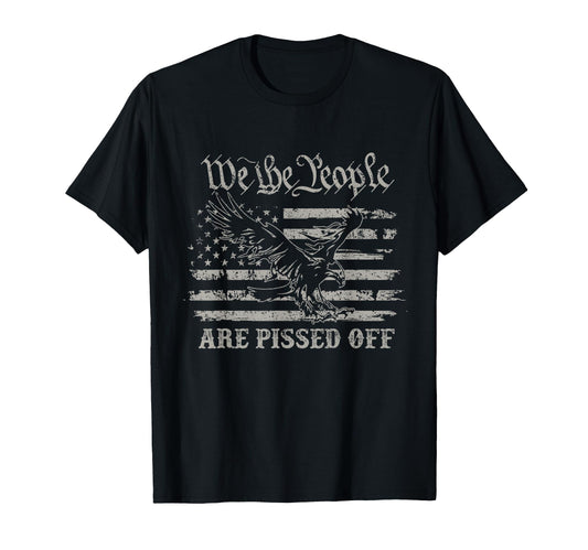 American Flag Bald Eagle We People Are T-Shirt - Streetwear Style Unisex - T-Shirt, Sweatshirt, Hoodie