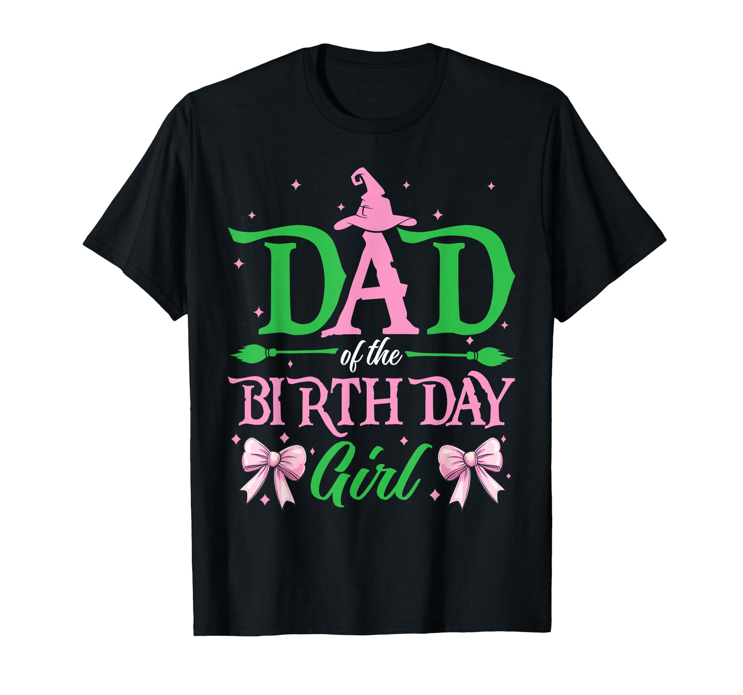 Dad Birthday Witch Family Party T-Shirt - Custom Art Print for Adults - T-Shirt, Sweatshirt, Hoodie