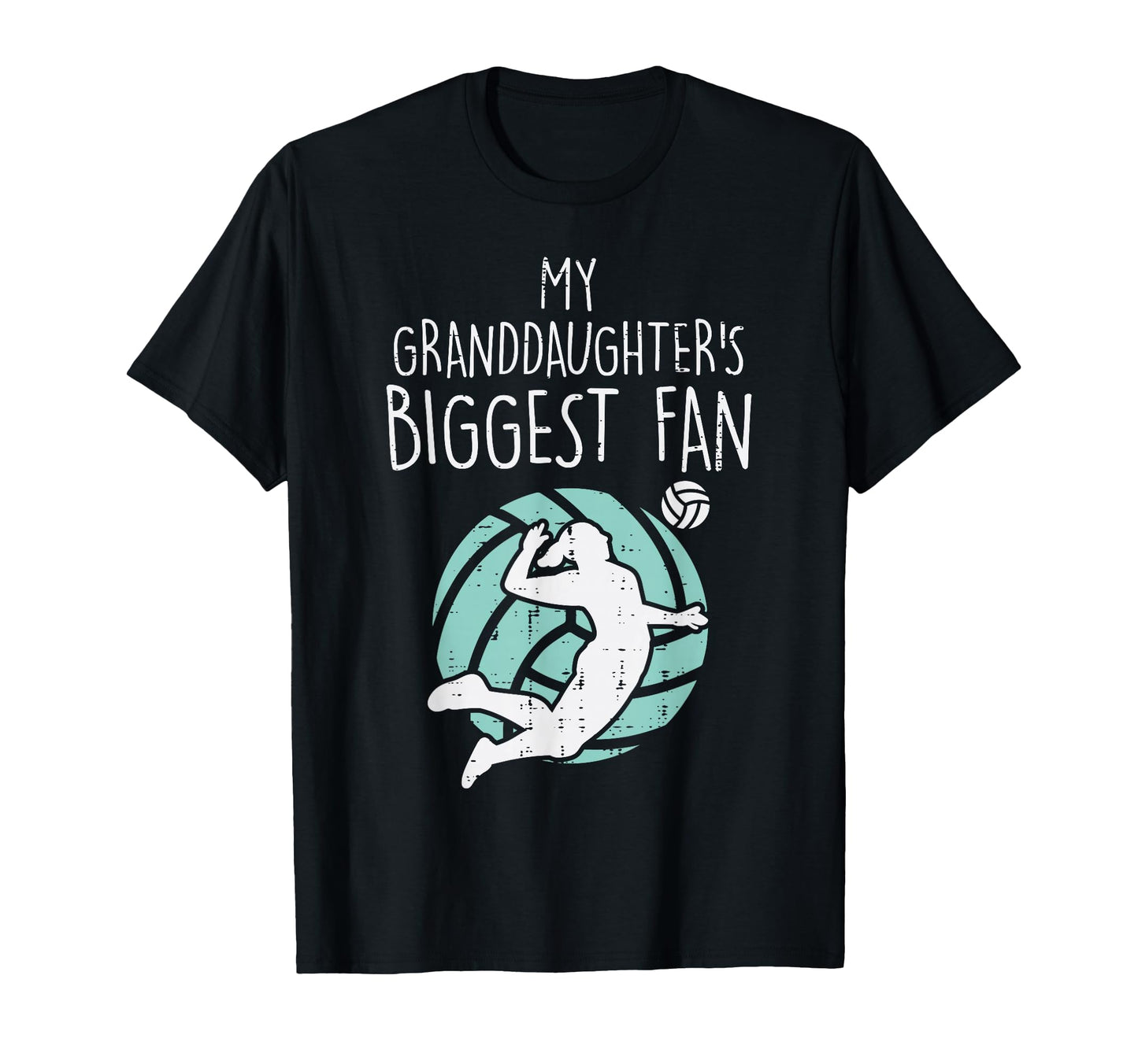 Granddaughters Biggest Fan Volleyball T-Shirt - Fun Novelty Design Unisex - T-Shirt, Sweatshirt, Hoodie