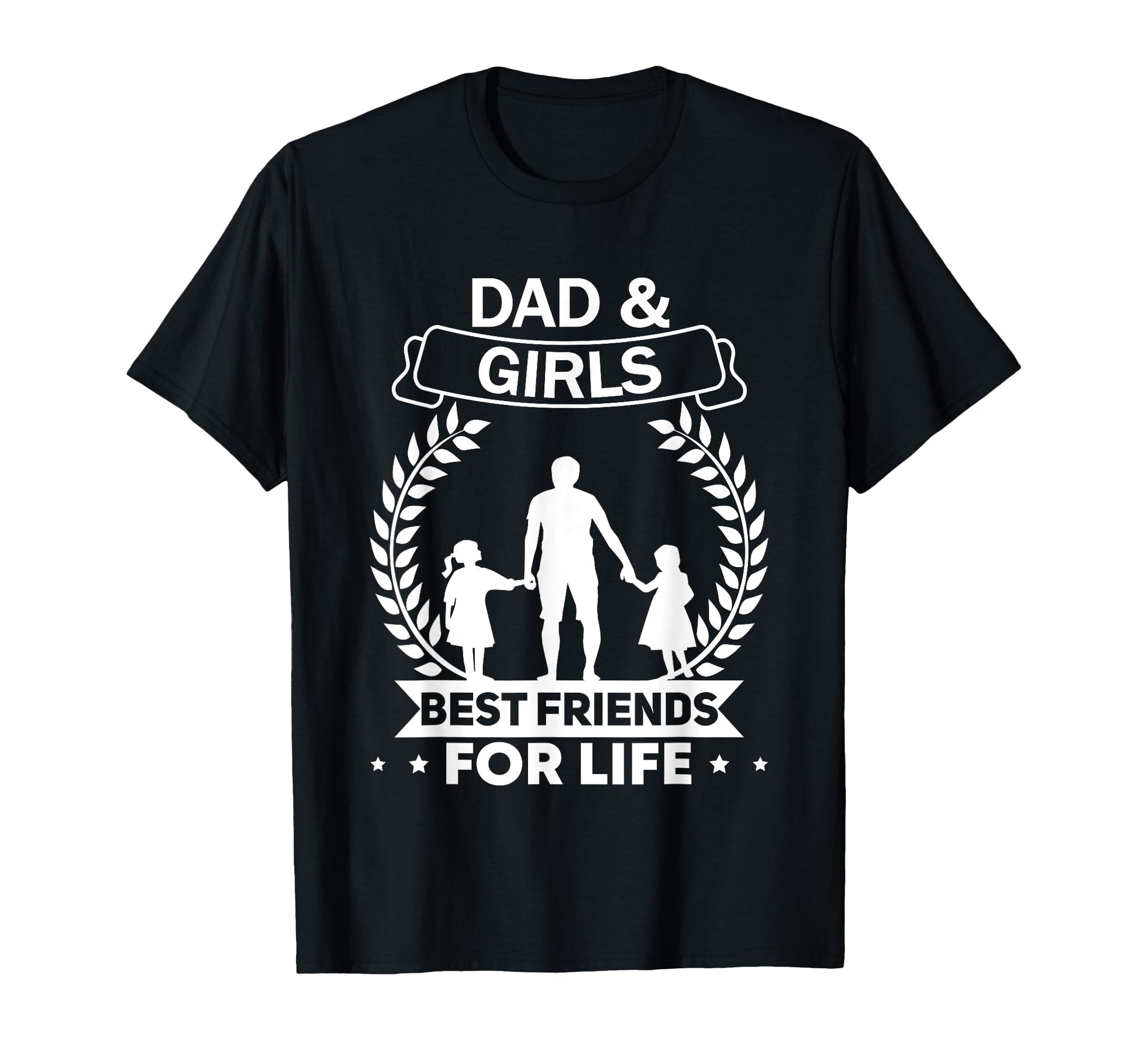 Dad And 2 Partnerlook Dad And Two Daughters T-Shirt - Graphic Print Unisex - T-Shirt, Sweatshirt, Hoodie