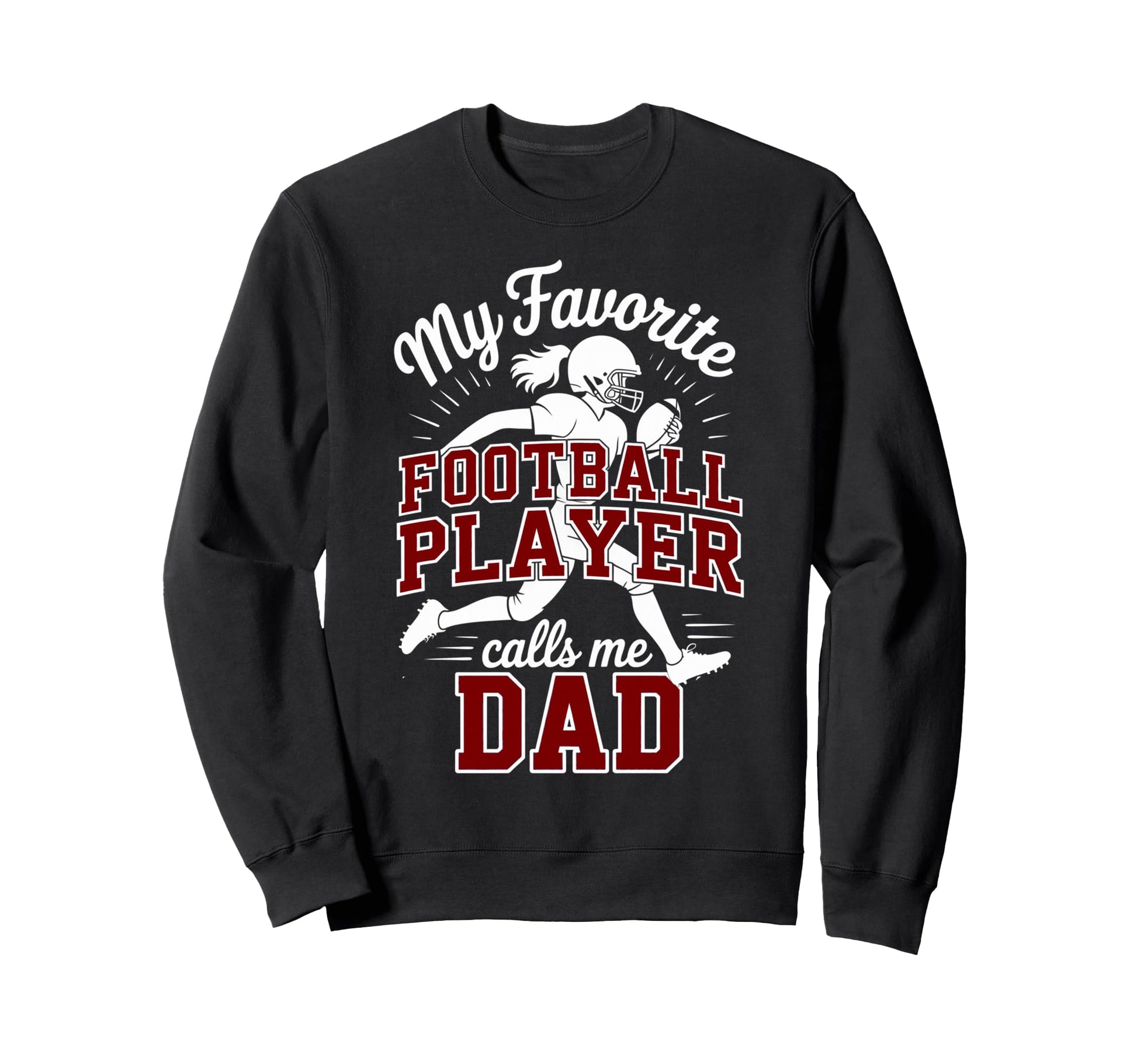 Favorite Football Player Calls Me Sweatshirt - Minimalist Print for Adults - T-Shirt, Sweatshirt, Hoodie