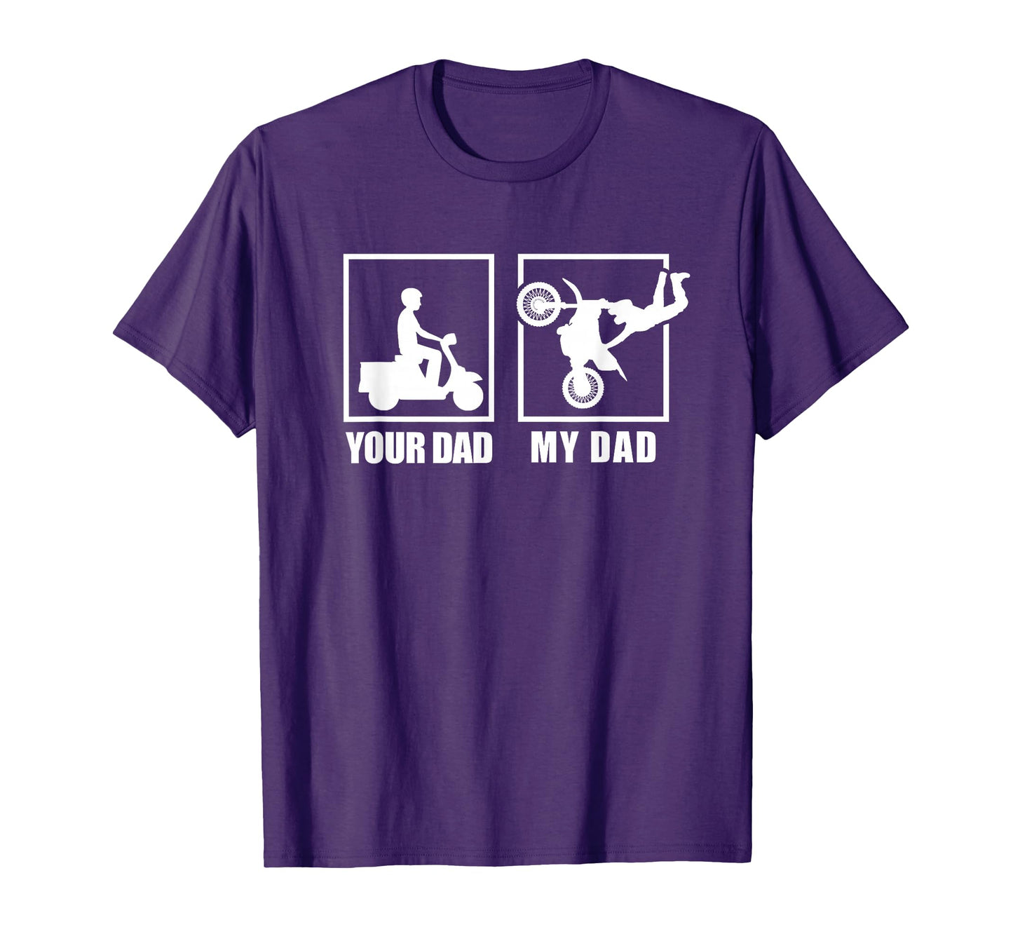 Your Dad My Dad Funny Motorcycle T-Shirt - Fun Novelty Design Men Women - T-Shirt, Sweatshirt, Hoodie
