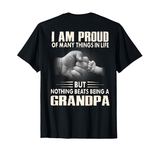 Back Im Proud Many Things Nothing T-Shirt - Fun Novelty Design for Adults - T-Shirt, Sweatshirt, Hoodie