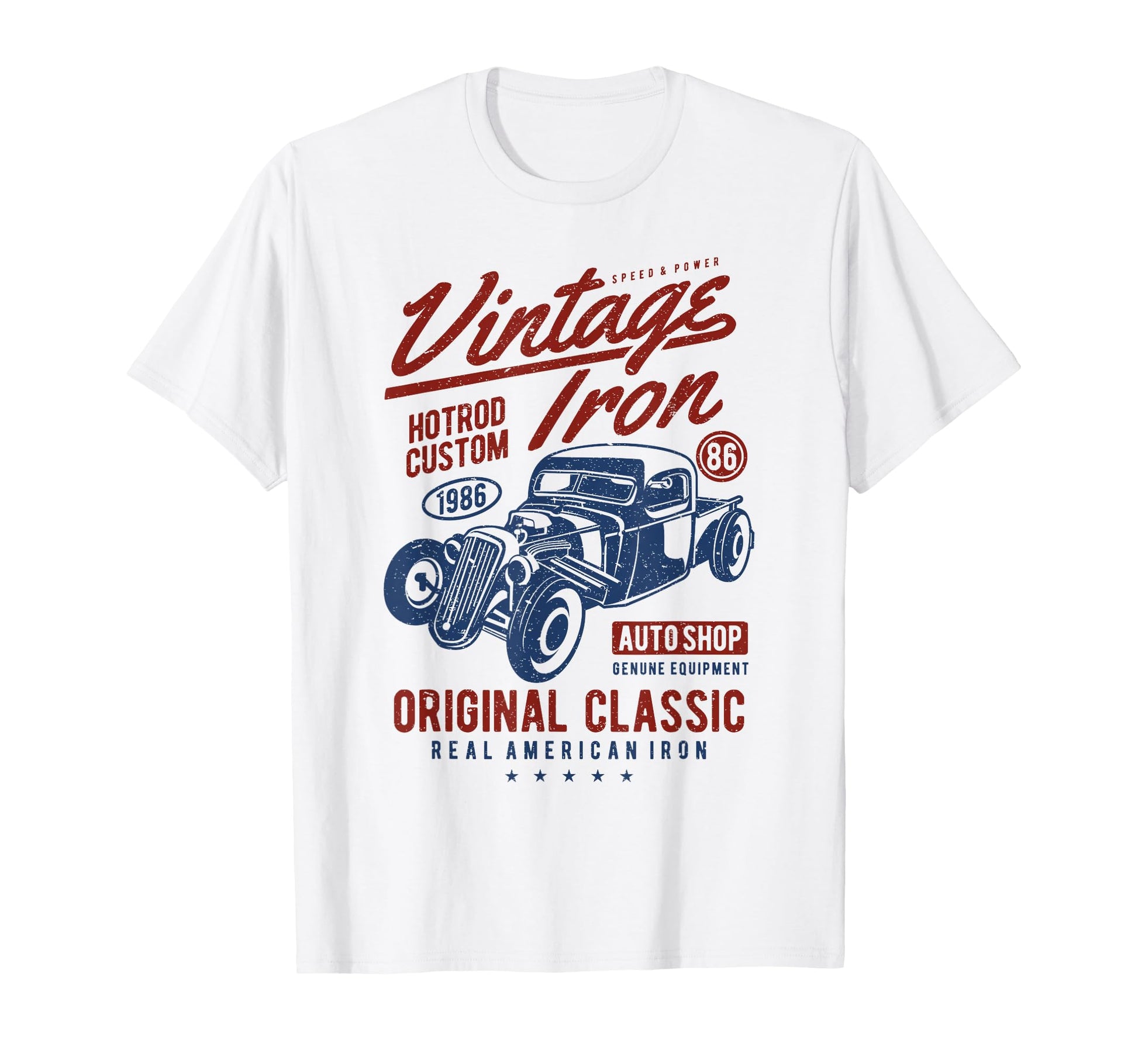 Iron Hot Rod Custom Original T-Shirt - Unique Graphic Men Women - T-Shirt, Sweatshirt, Hoodie