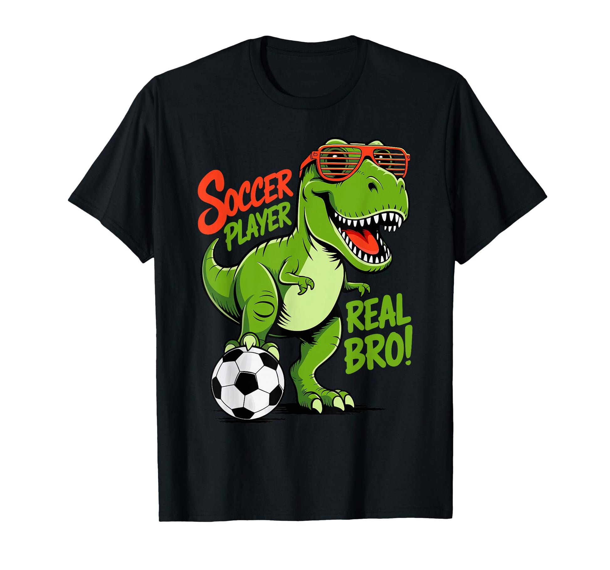 Dinosaur Soccer Fan Training Soccer T T-Shirt - Novelty Apparel for Adults - T-Shirt, Sweatshirt, Hoodie