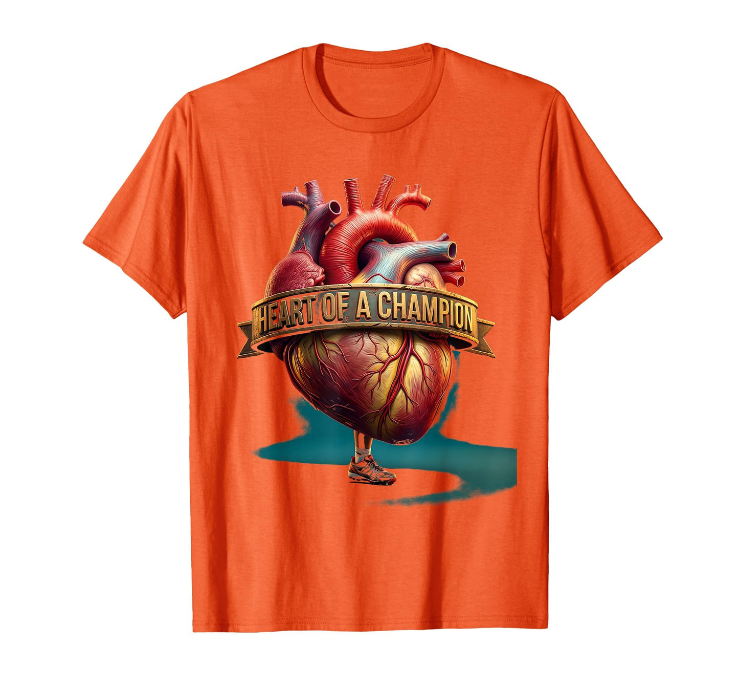 Heart Champion Soccer T-Shirt - Unique Graphic Men Women - T-Shirt, Sweatshirt, Hoodie