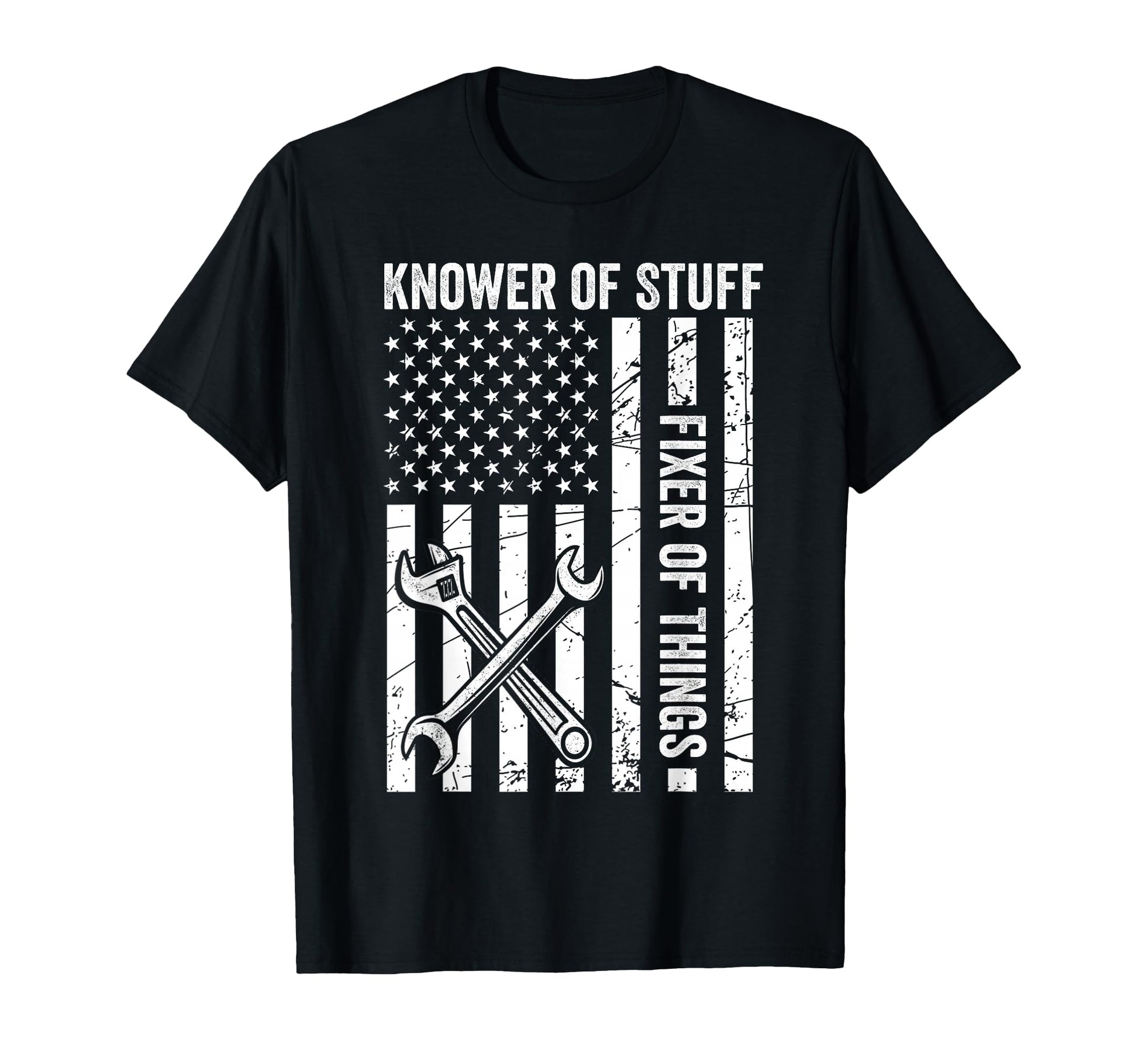 Knower Stuff Fixer Things Mechanic T-Shirt - Minimalist Print Men Women - T-Shirt, Sweatshirt, Hoodie