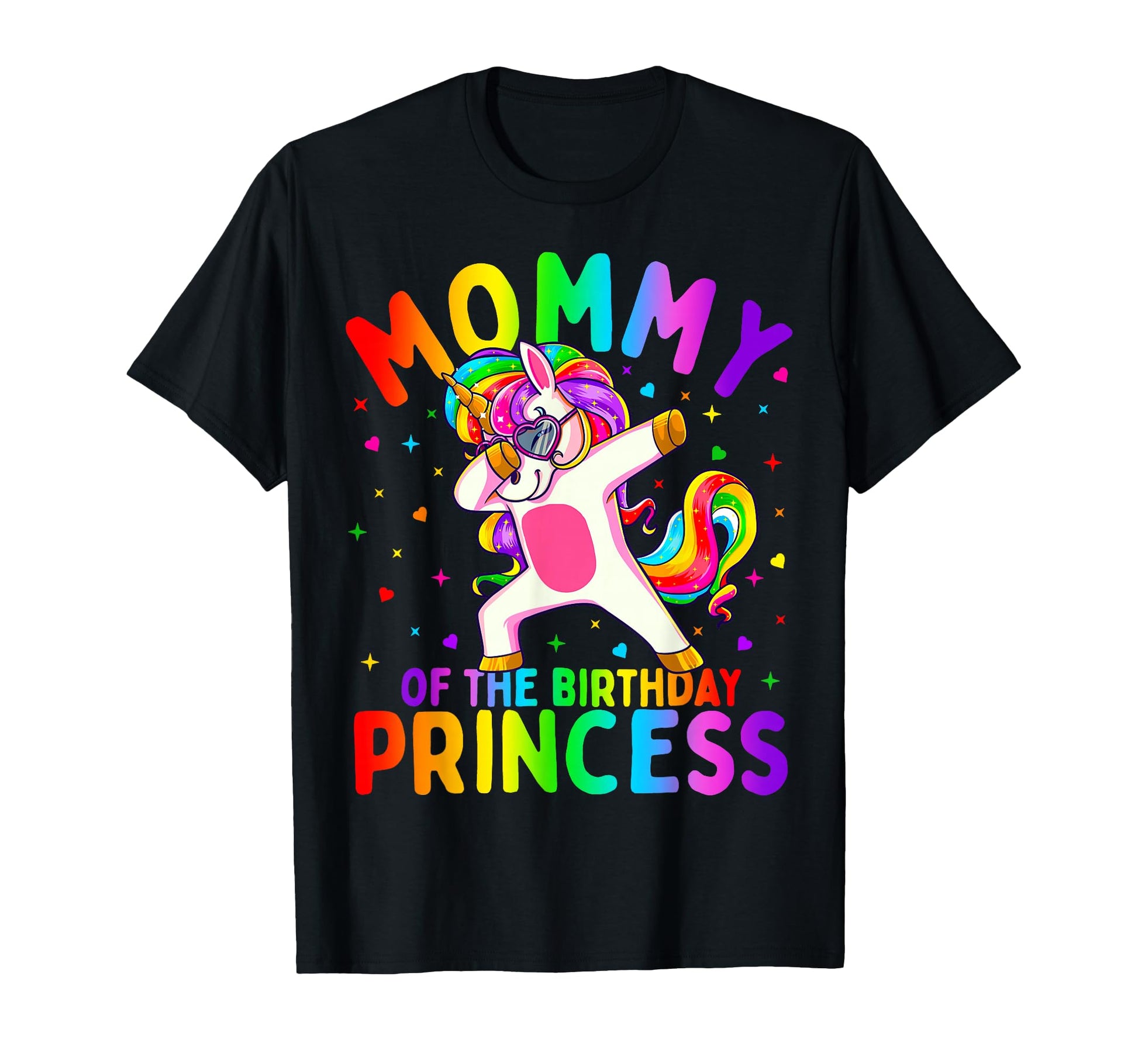 Mommy Birthday Princess Dabbing T-Shirt - Aesthetic Graphic Men Women - T-Shirt, Sweatshirt, Hoodie