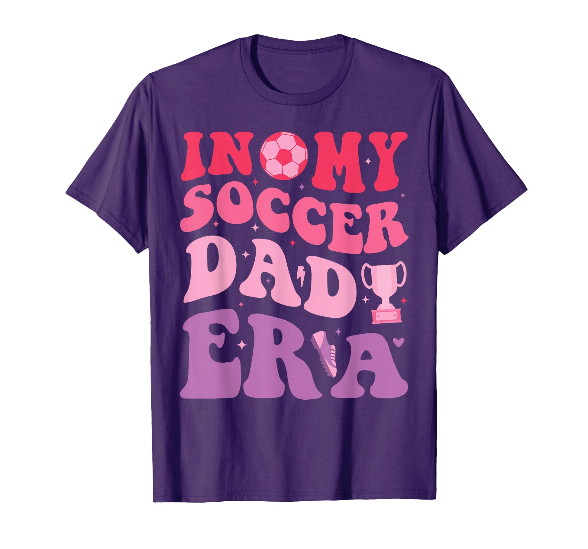 My Soccer Dad Era Funny Groovy Dad T-Shirt - Aesthetic Graphic Men Women - T-Shirt, Sweatshirt, Hoodie