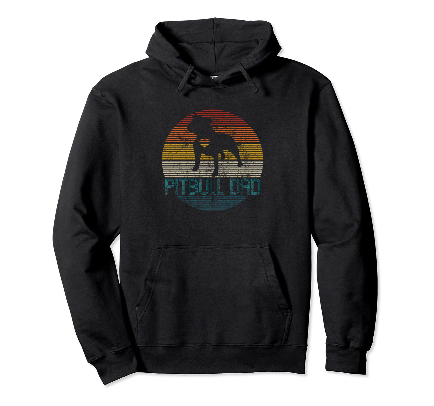 Pitbull Dad Dog Dad Pitbull Dad Fathers Day Hoodie - Graphic Print Unisex - T-Shirt, Sweatshirt, Hoodie