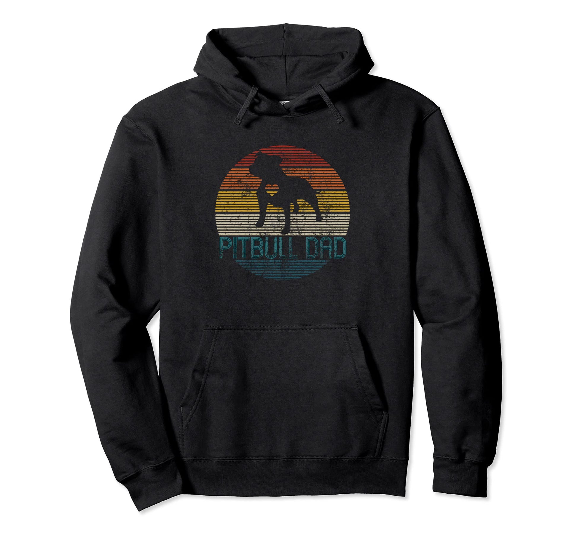 Pitbull Dad Dog Dad Pitbull Dad Fathers Day Hoodie - Graphic Print Unisex - T-Shirt, Sweatshirt, Hoodie