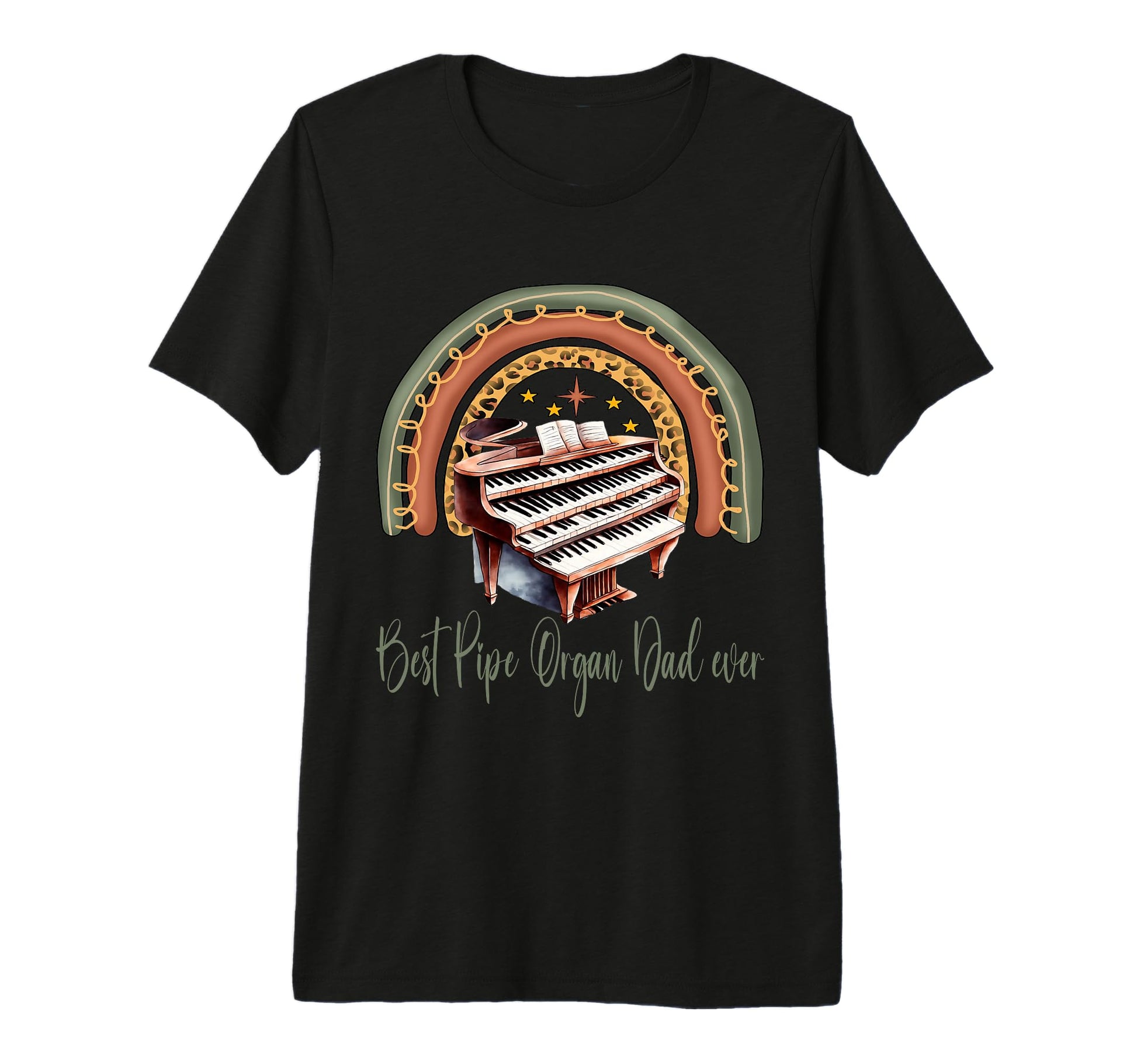 Best Pipe Organ Dad Ever Pipe Organist T-Shirt - Unique Graphic Unisex - T-Shirt, Sweatshirt, Hoodie