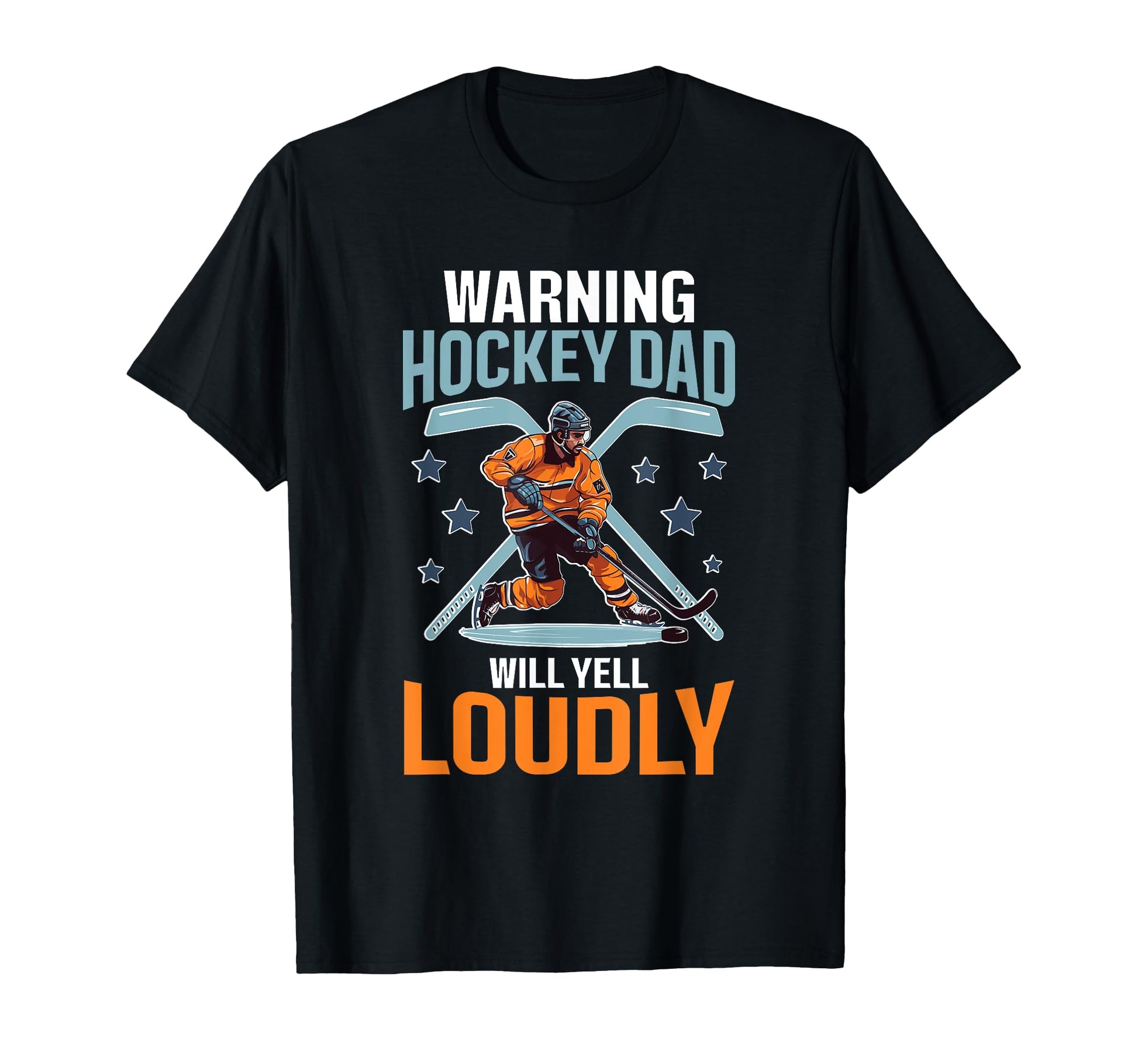 Hockey Dad Gift Hoodie - Fun Novelty Design Men Women - T-Shirt, Sweatshirt, Hoodie