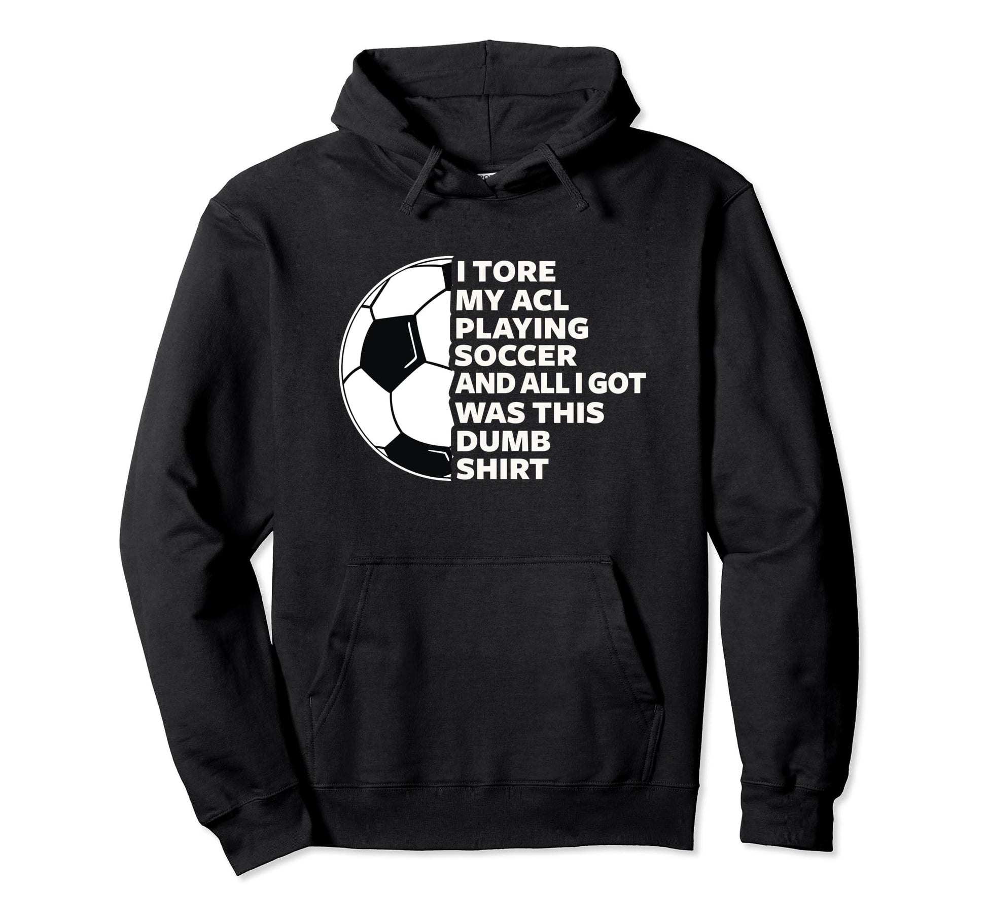 Knee Surgery Recovery Soccer Injury Hoodie - Streetwear Style for Adults - T-Shirt, Sweatshirt, Hoodie